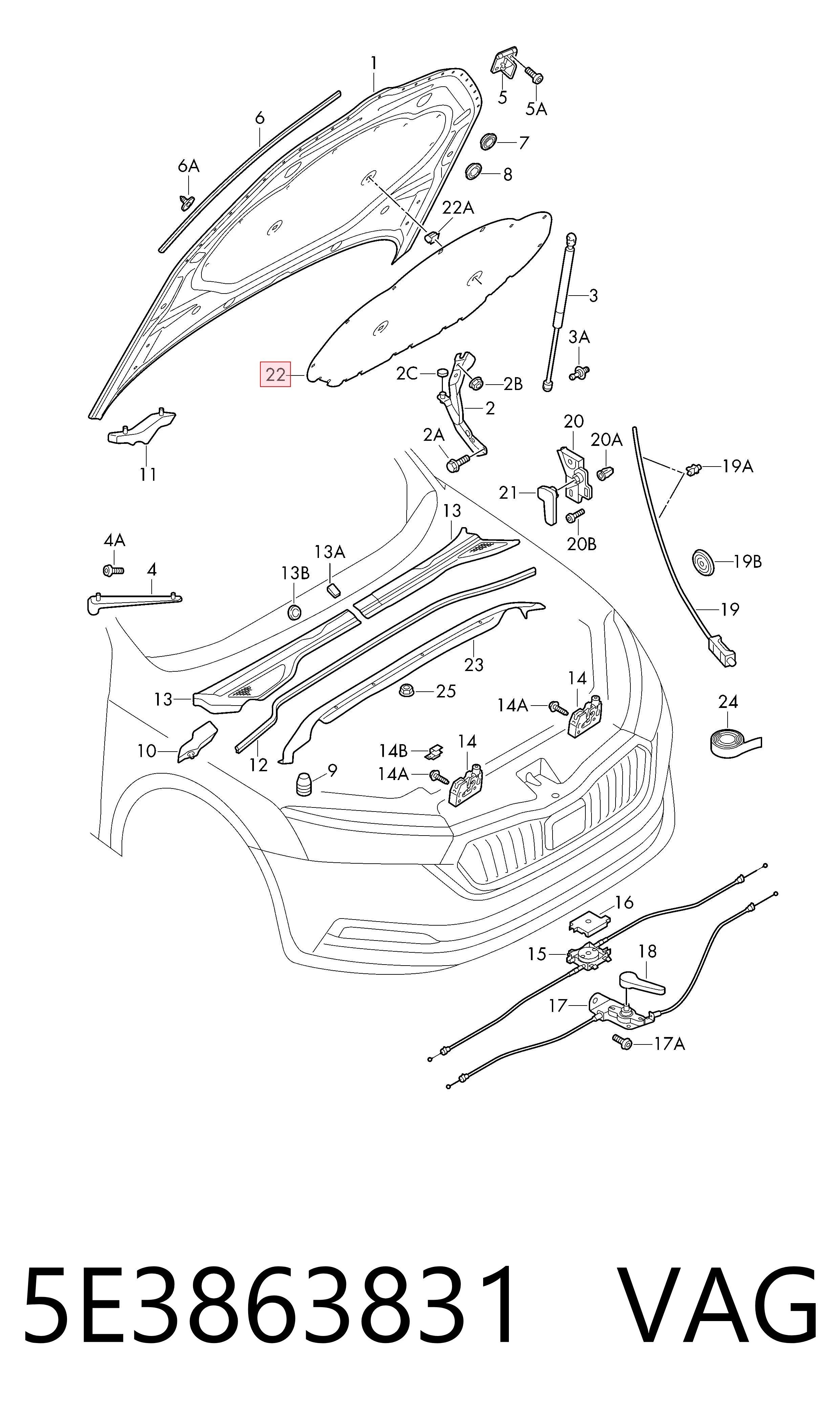 5E3863831 VAG 