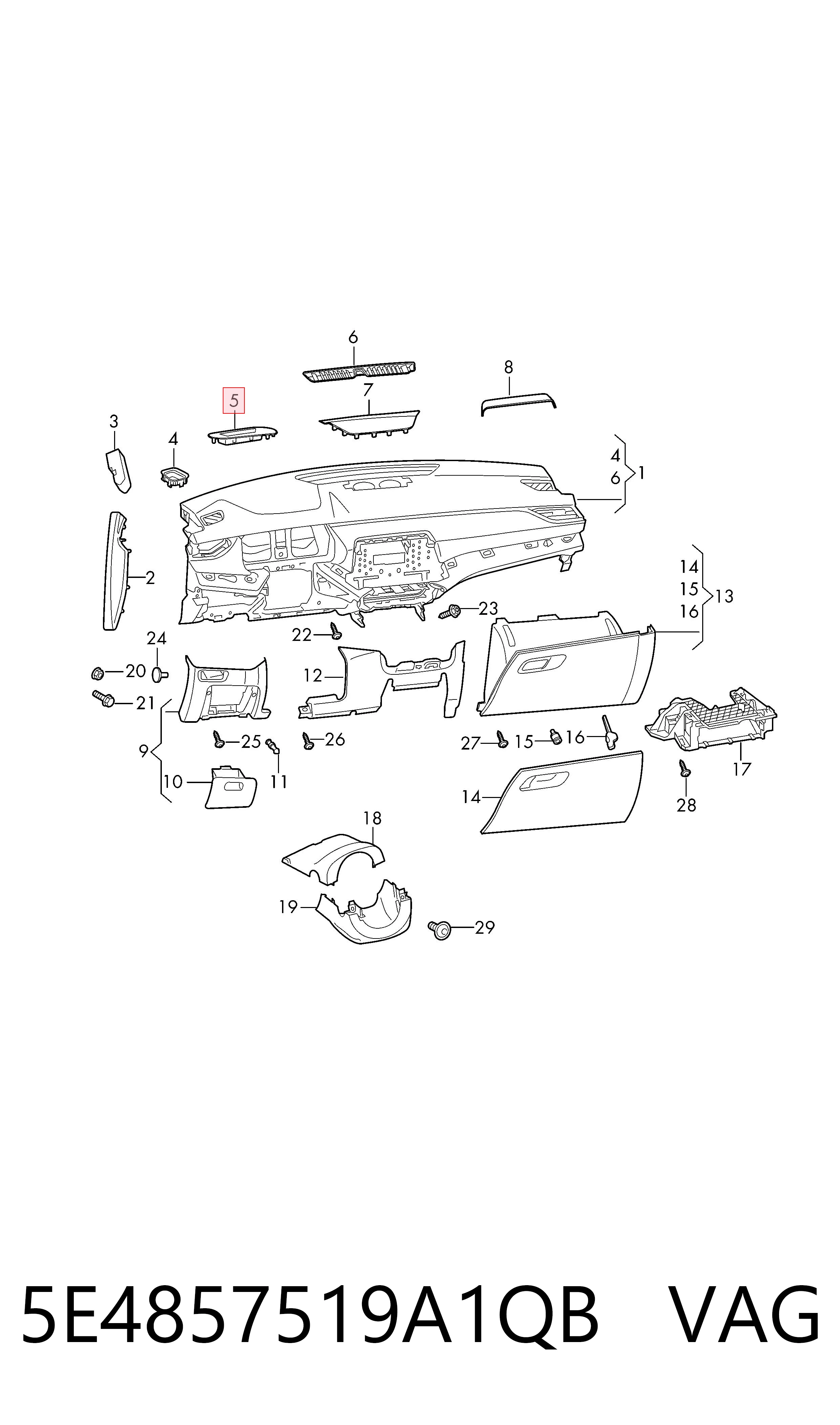 5E4857519A1QB VAG 