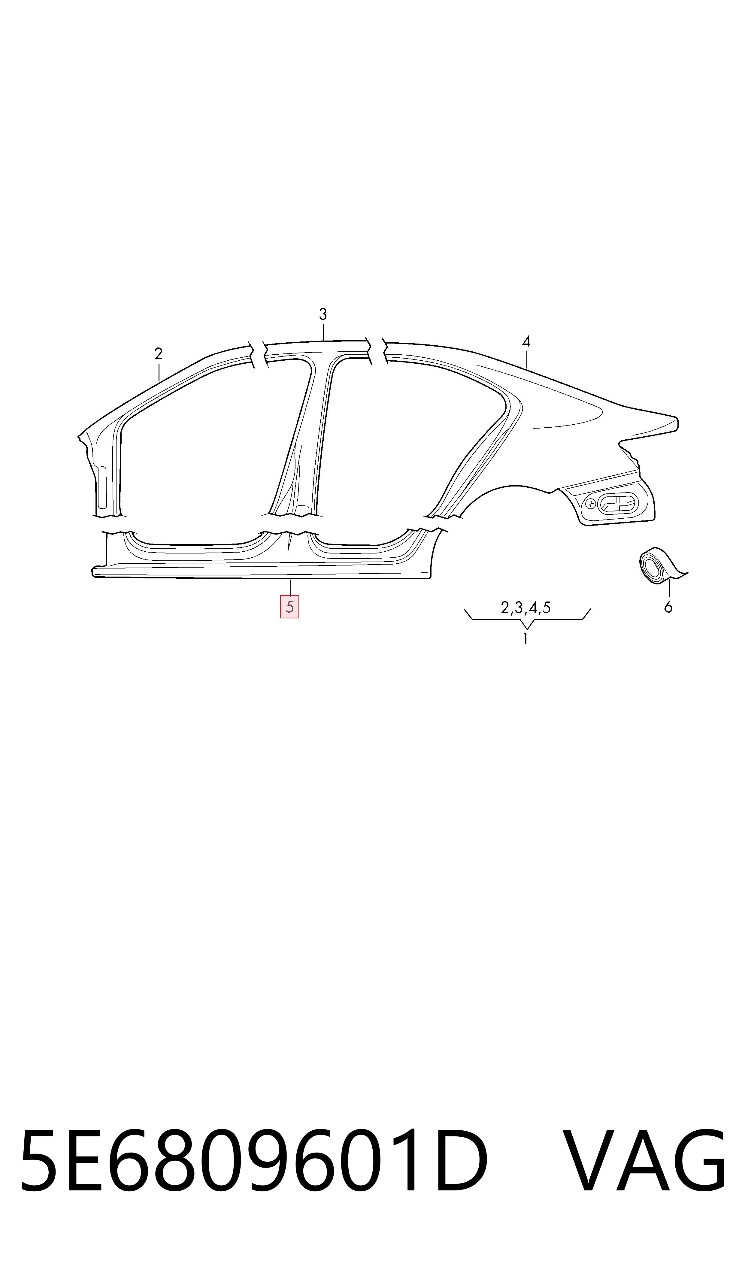 5E6809601D VAG