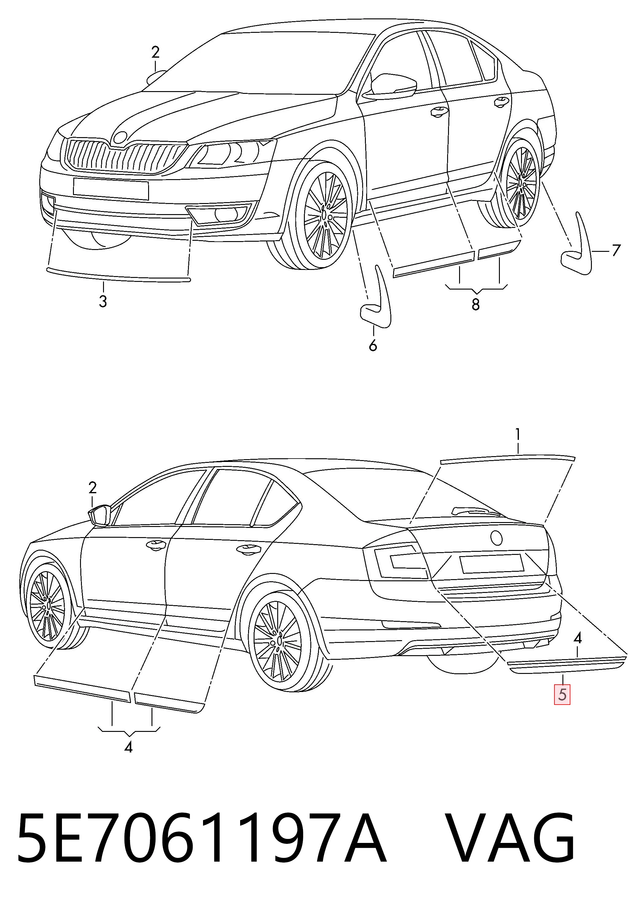 5E7061197A VAG 