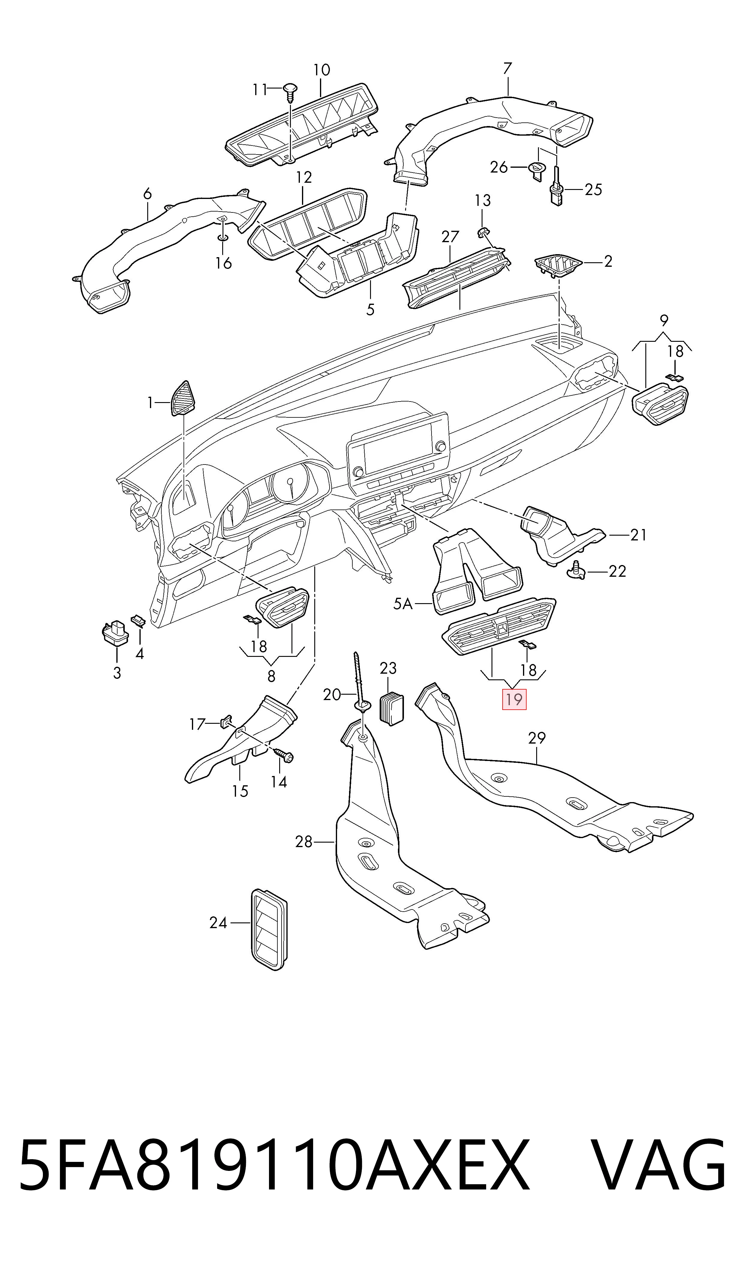 5FA819110AXEX VAG