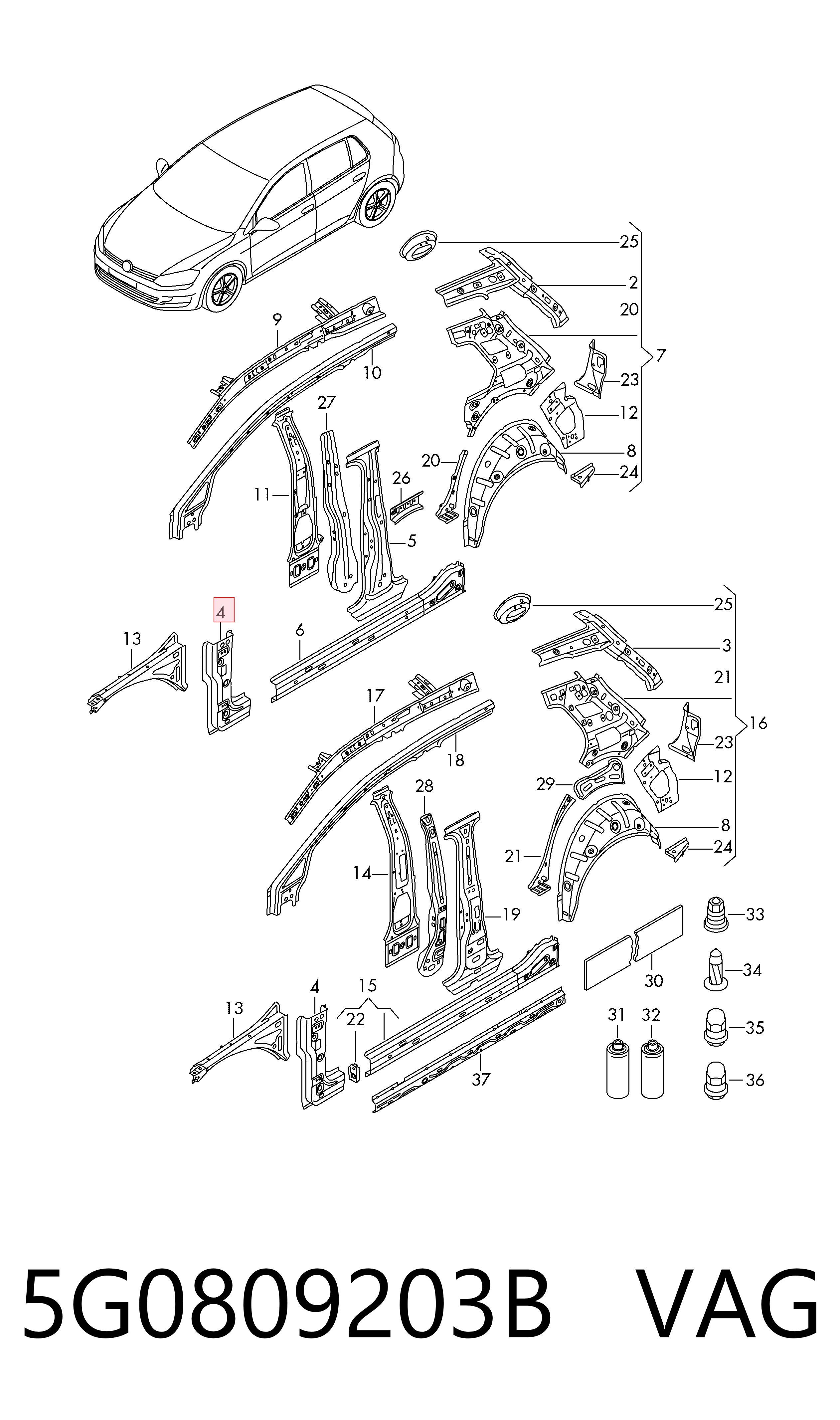 5G0809203B VAG