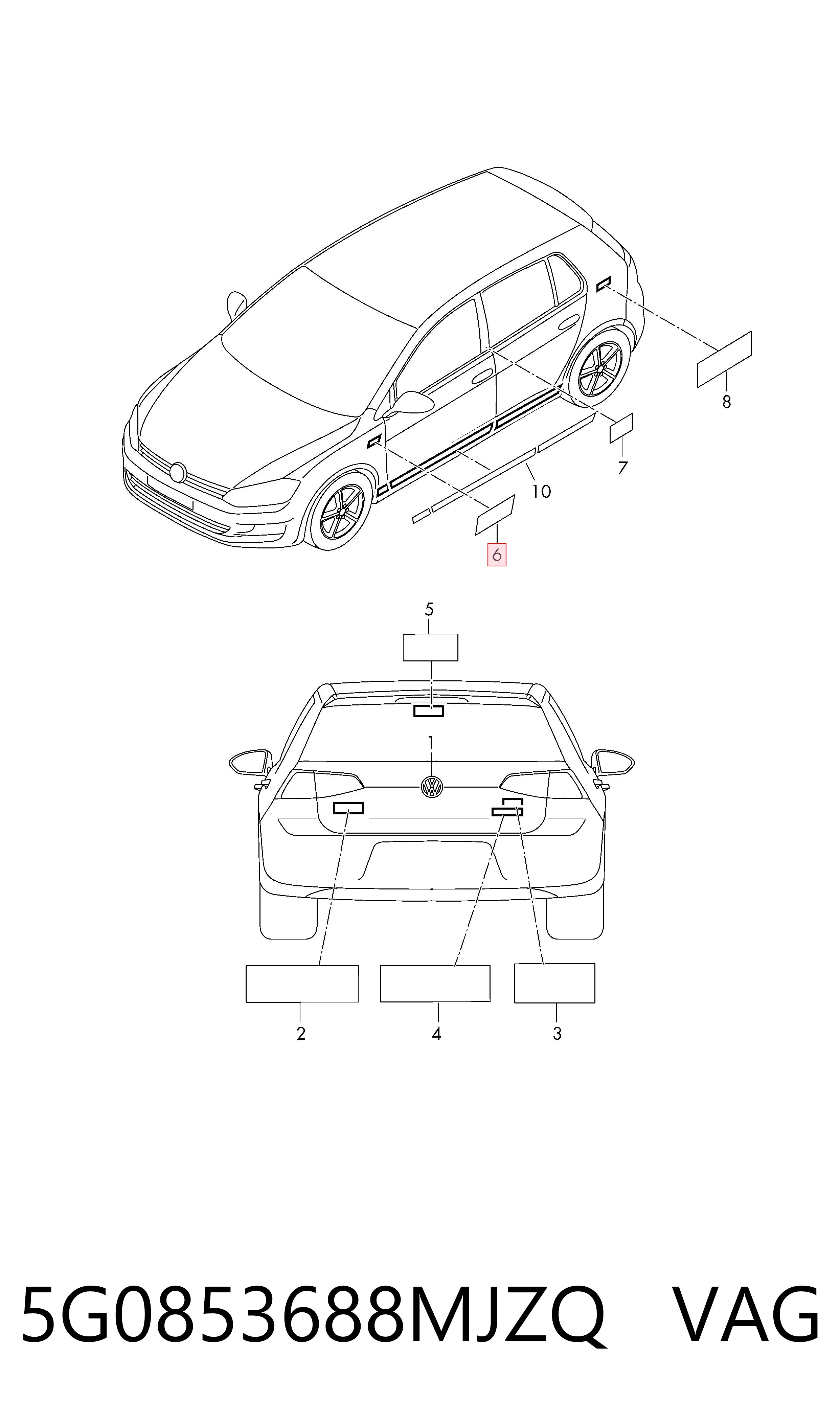  VAG 5G0853688MJZQ цена, от 24.39 USD