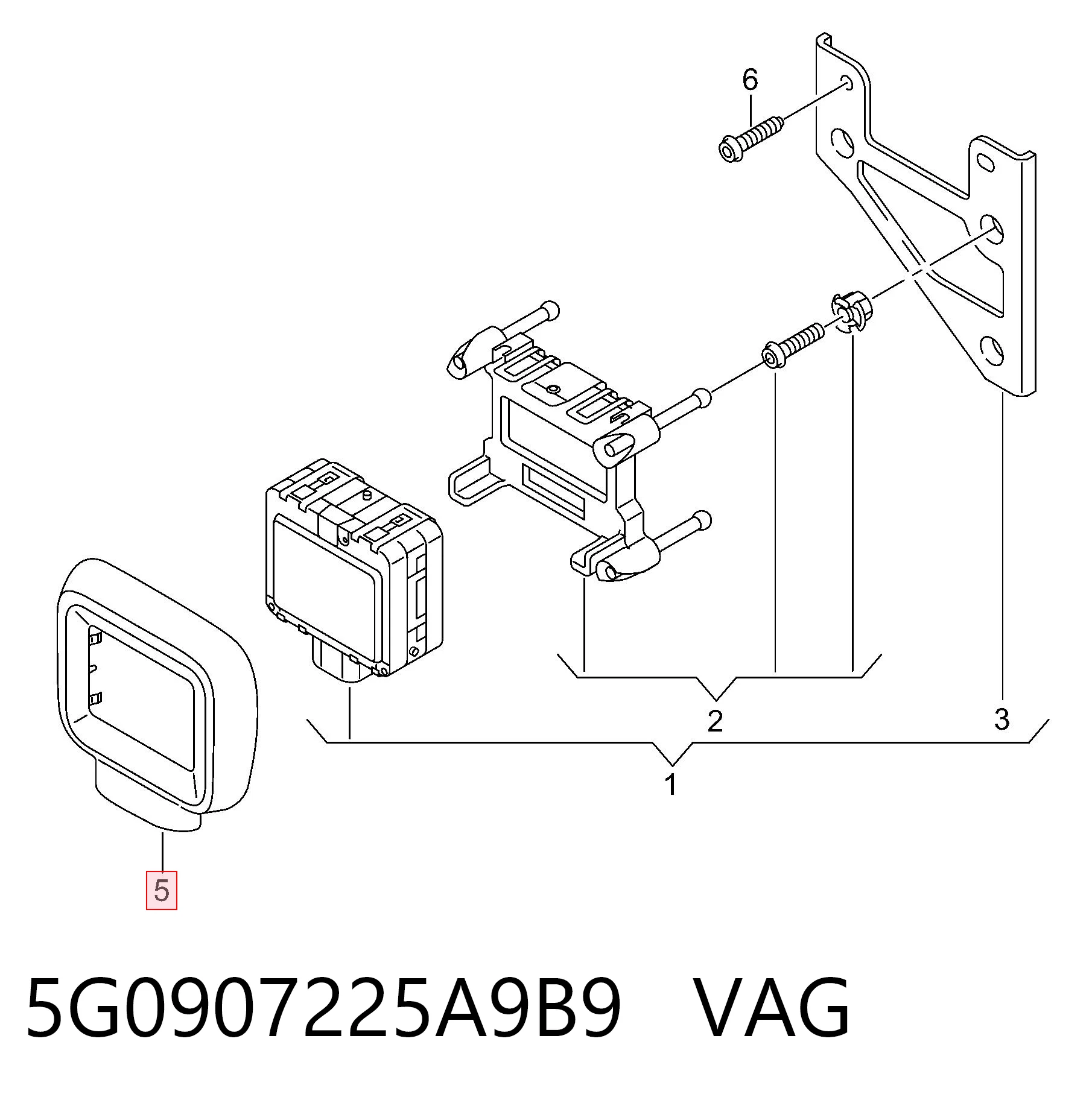  VAG 5G0907225A9B9 цена, от 10.89 USD