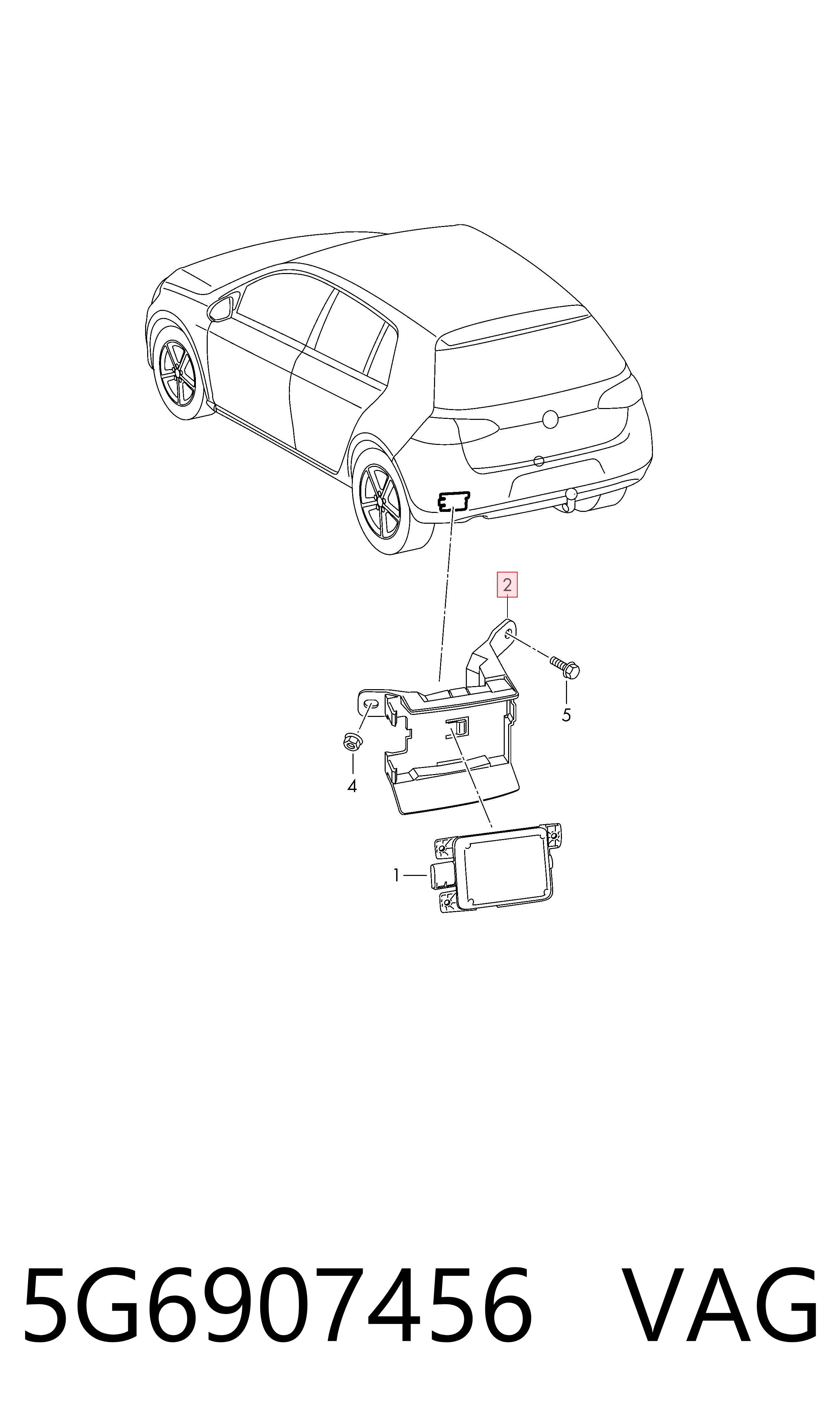  VAG 5G6907456 цена, от 41.60 USD