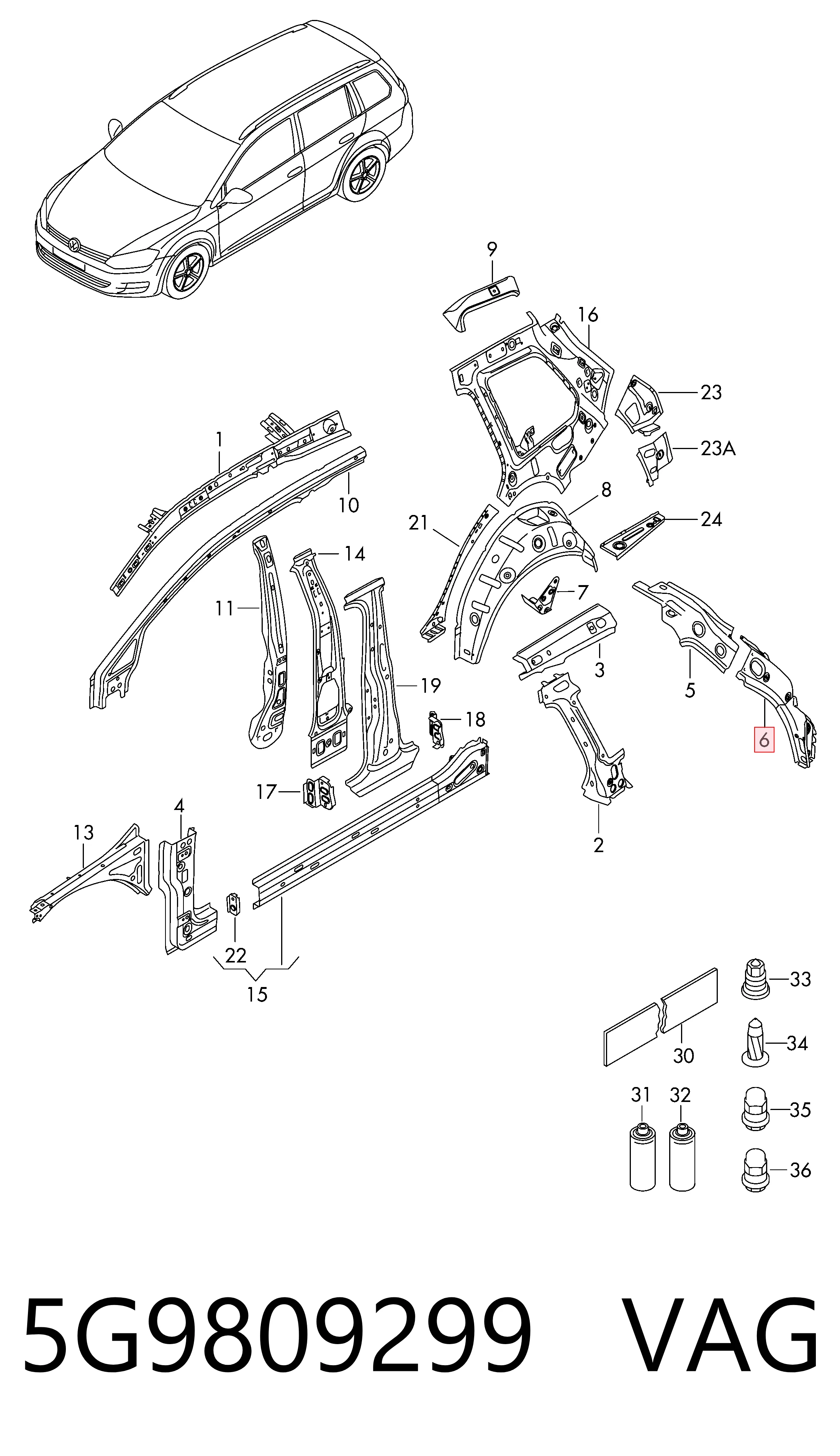 5G9809299 VAG 