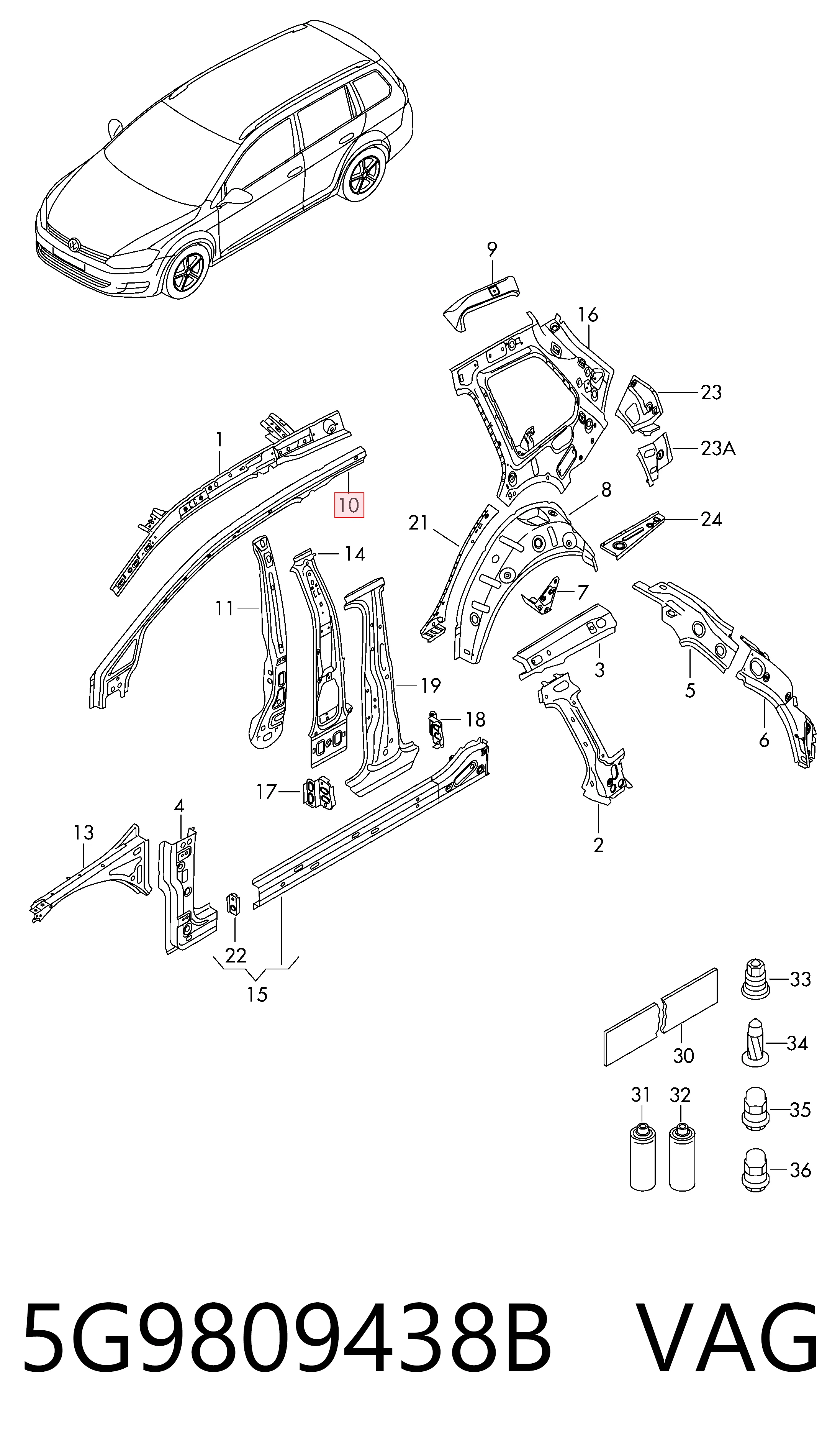 5G9809438B VAG