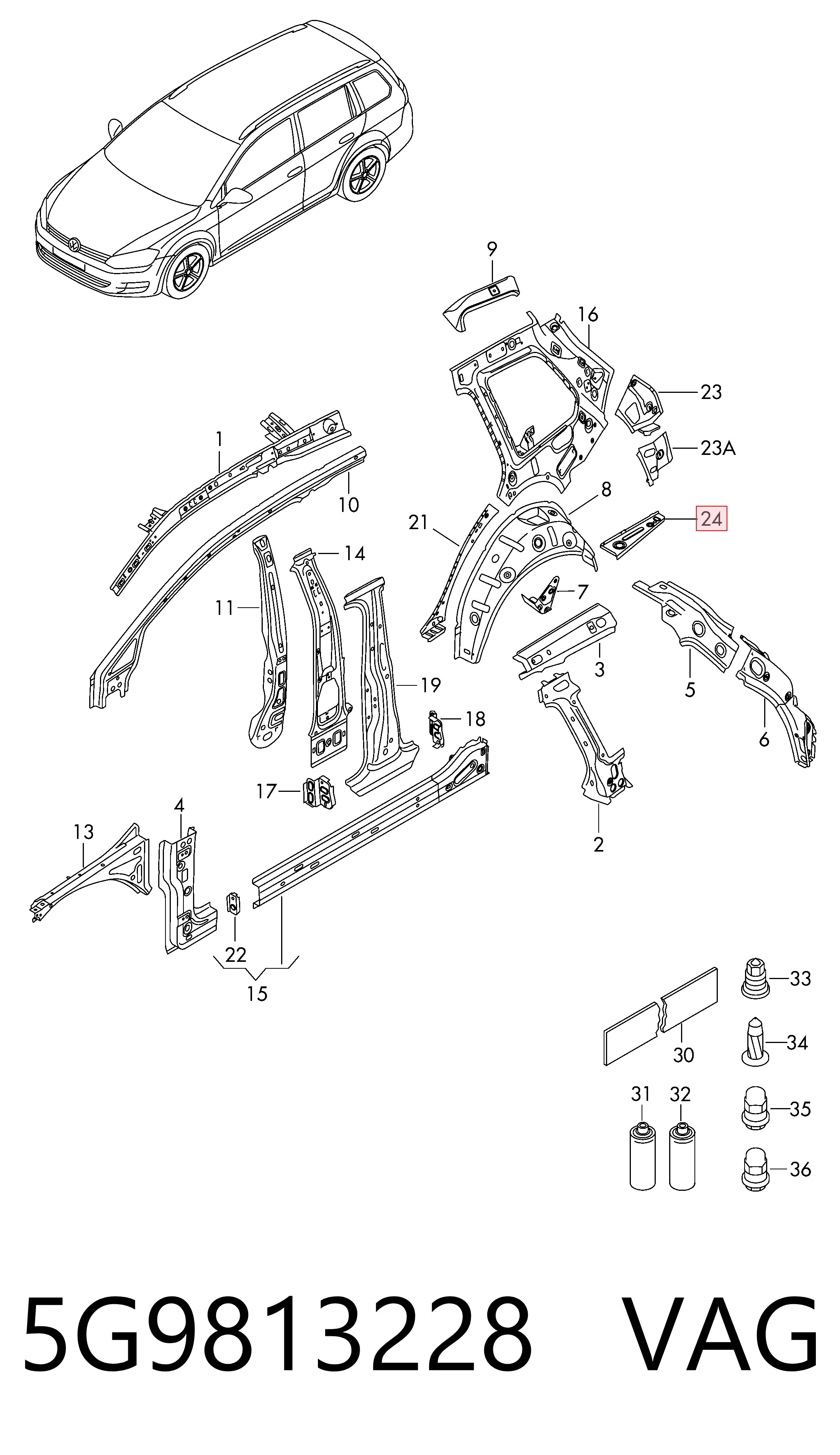 5G9813228 VAG 