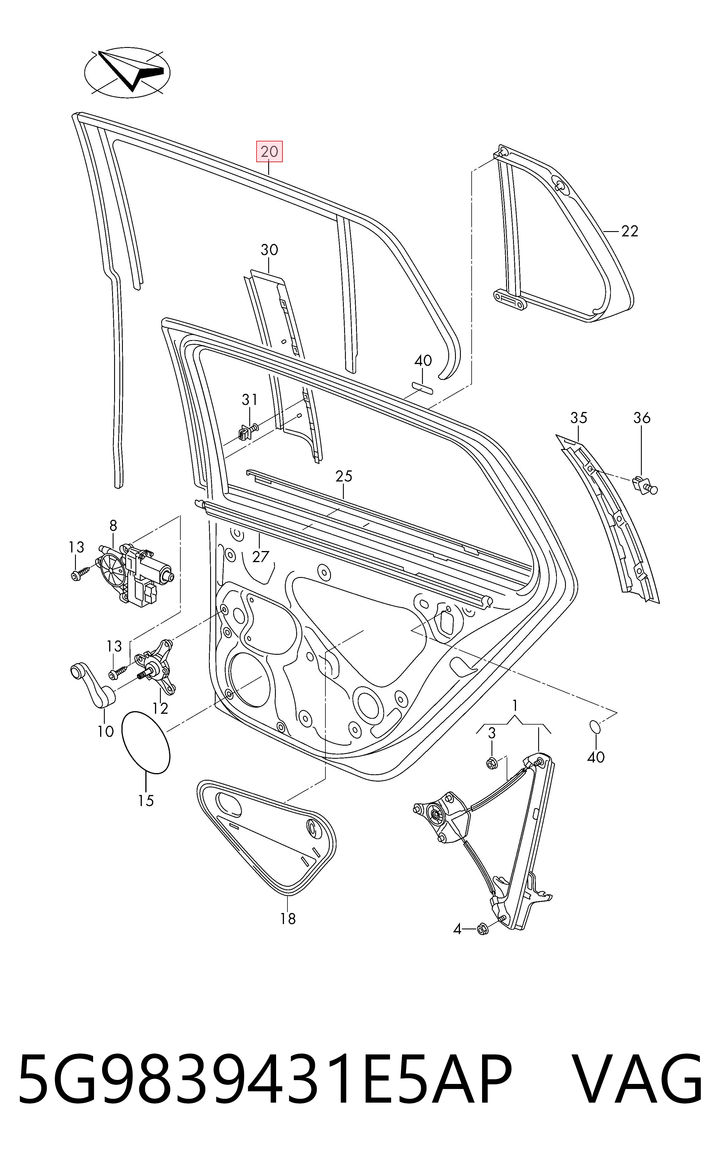5G9839431E5AP VAG 