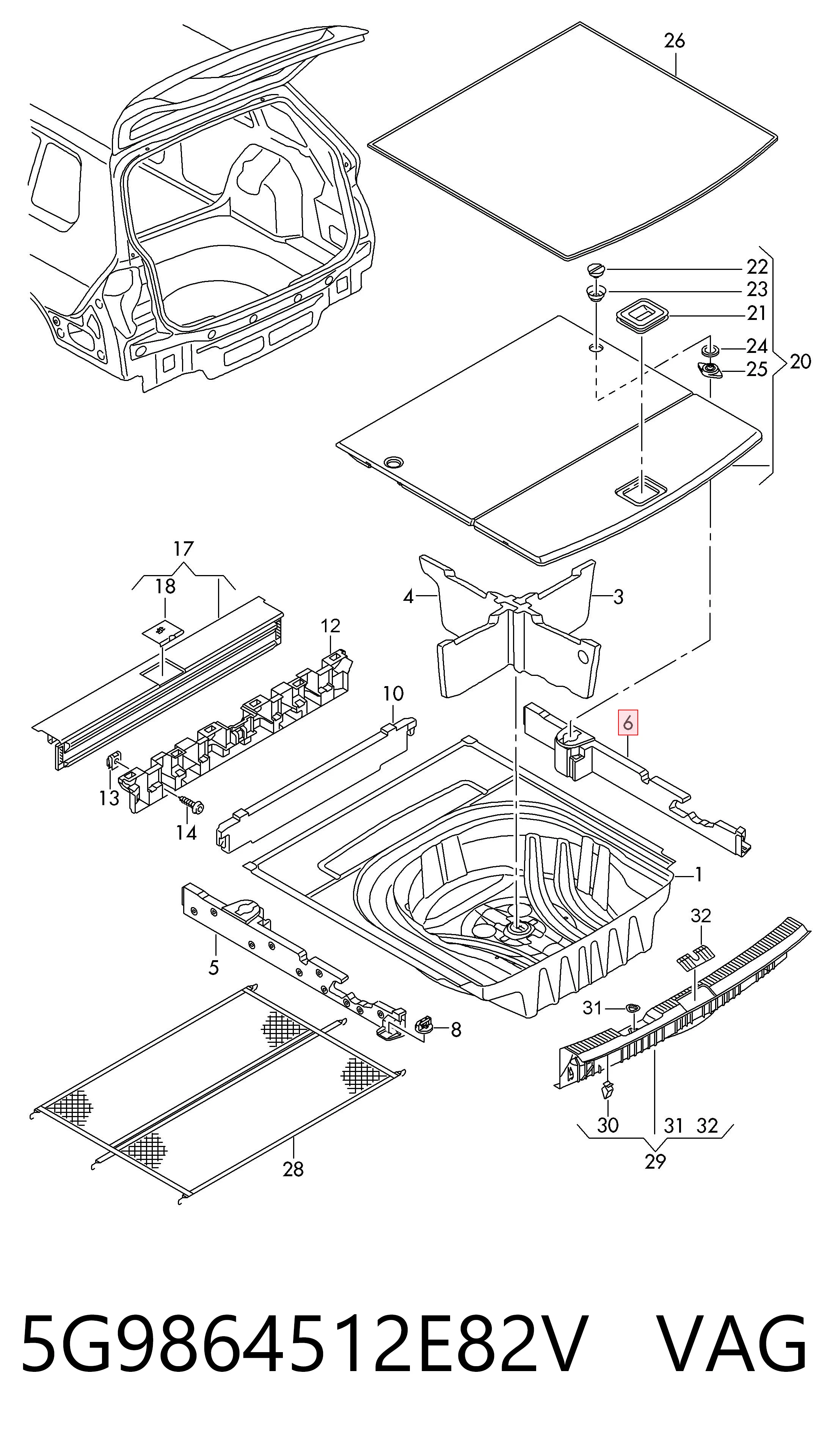 5G9864512E82V VAG 