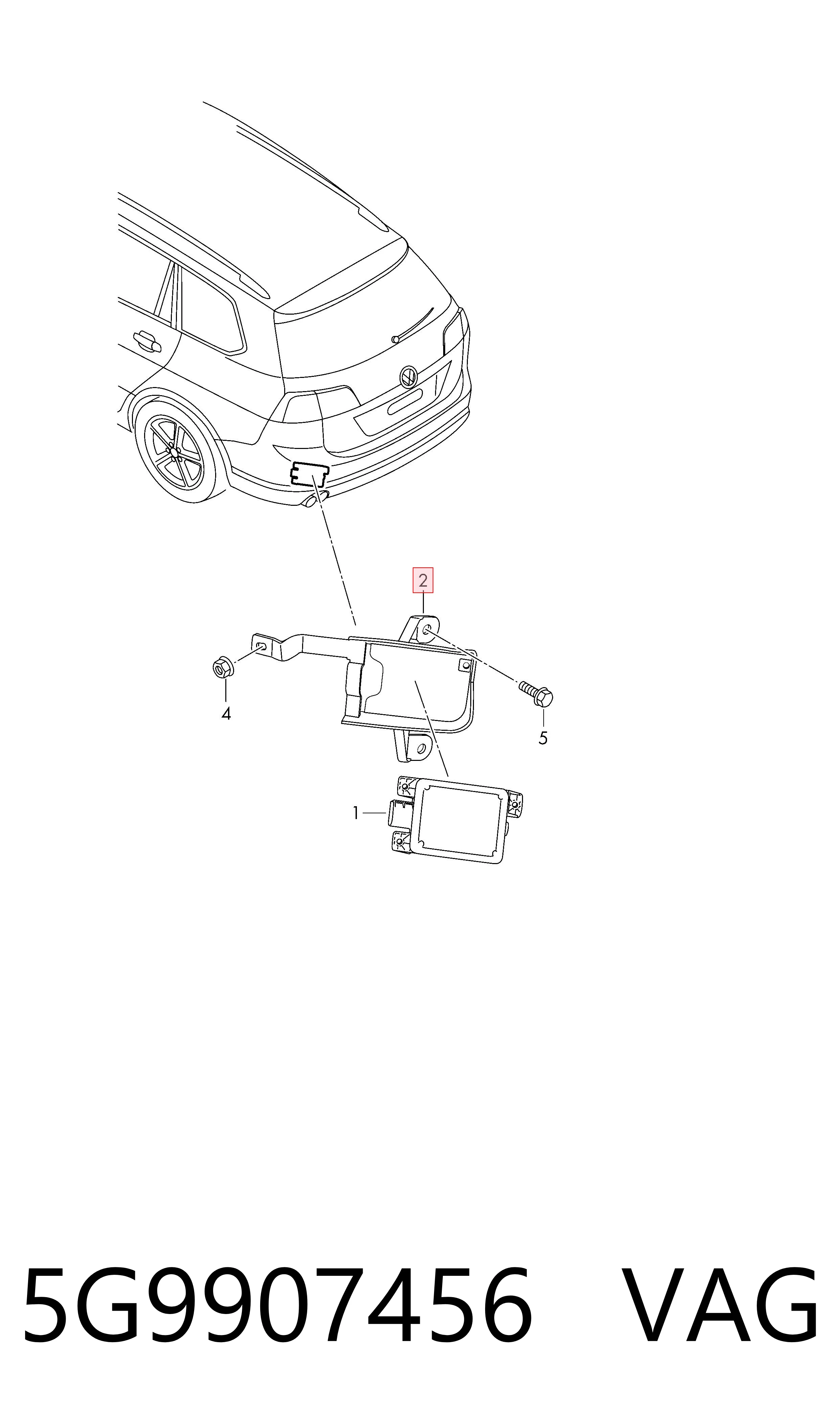  VAG 5G9907456 цена, от 13.89 USD