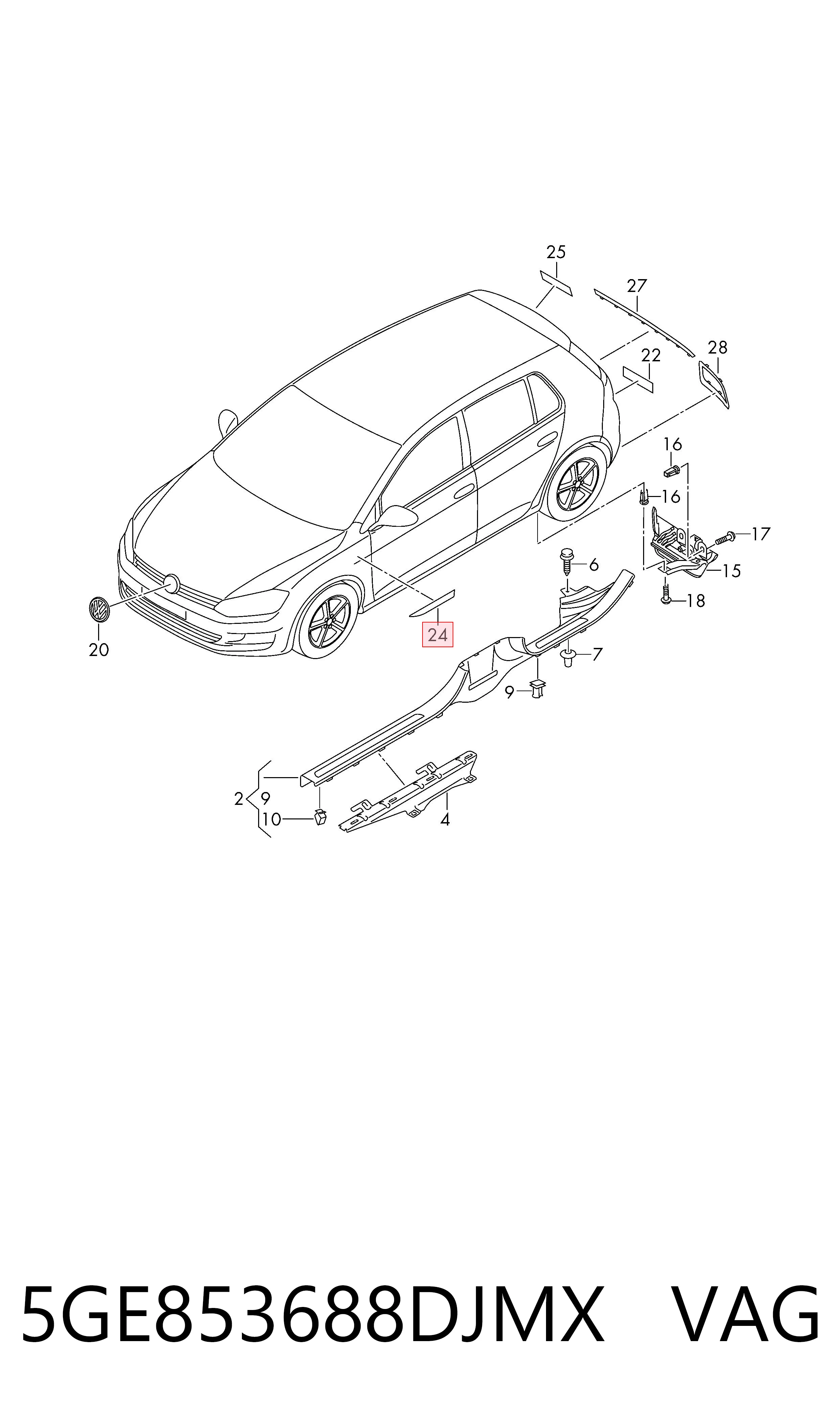 5GE853688DJMX VAG 