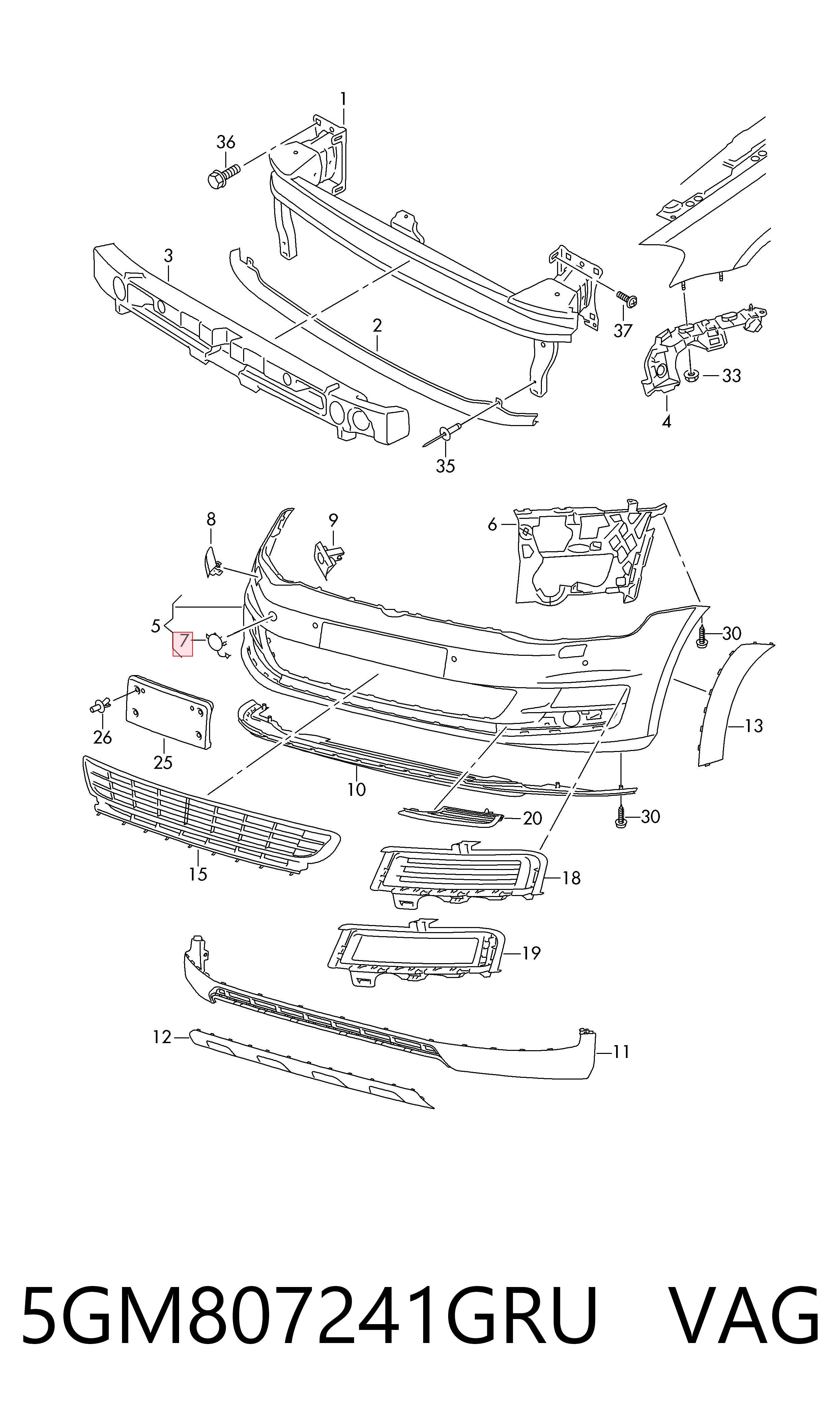 5GM807241GRU VAG 