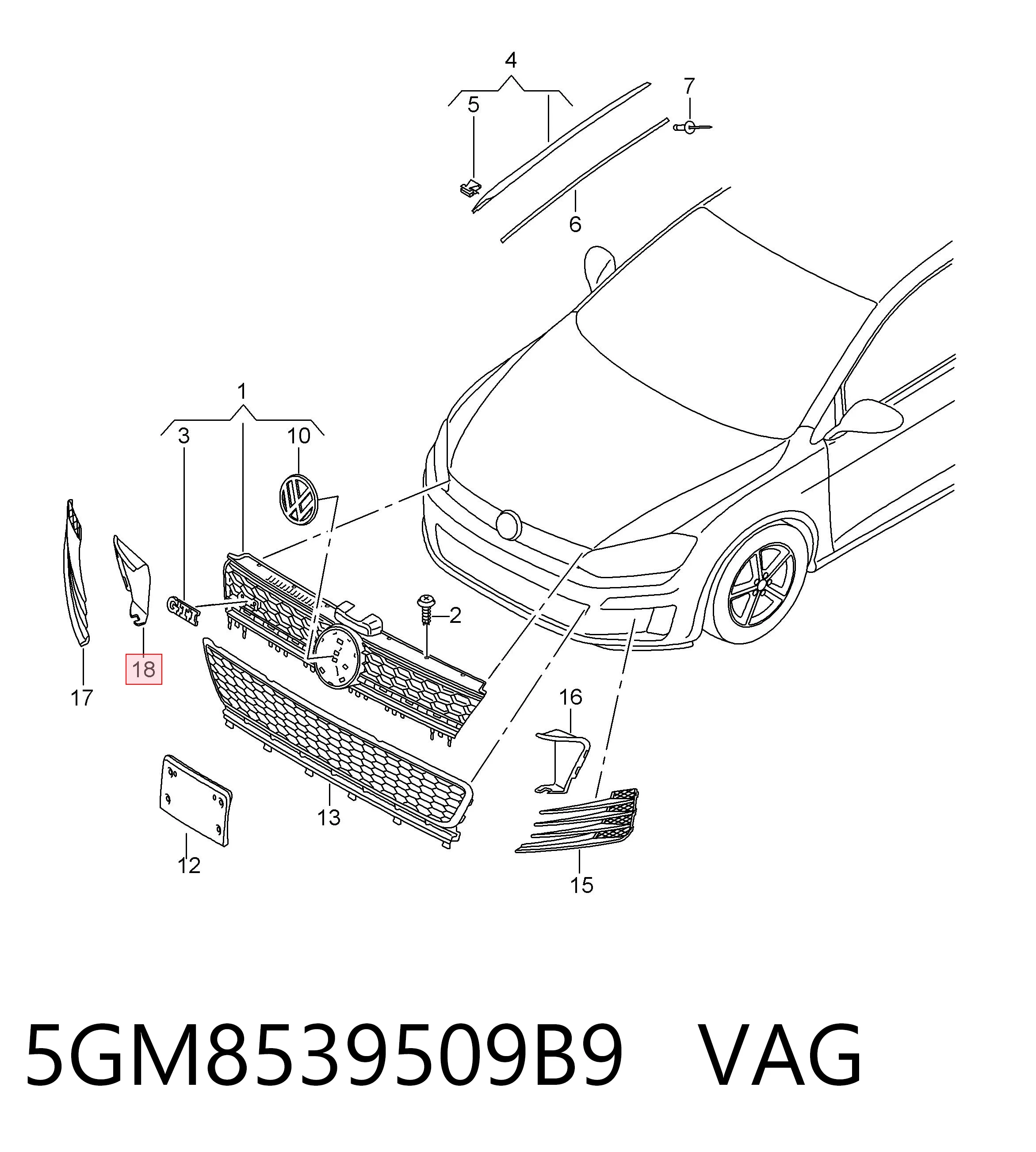 5GM8539509B9 VAG 