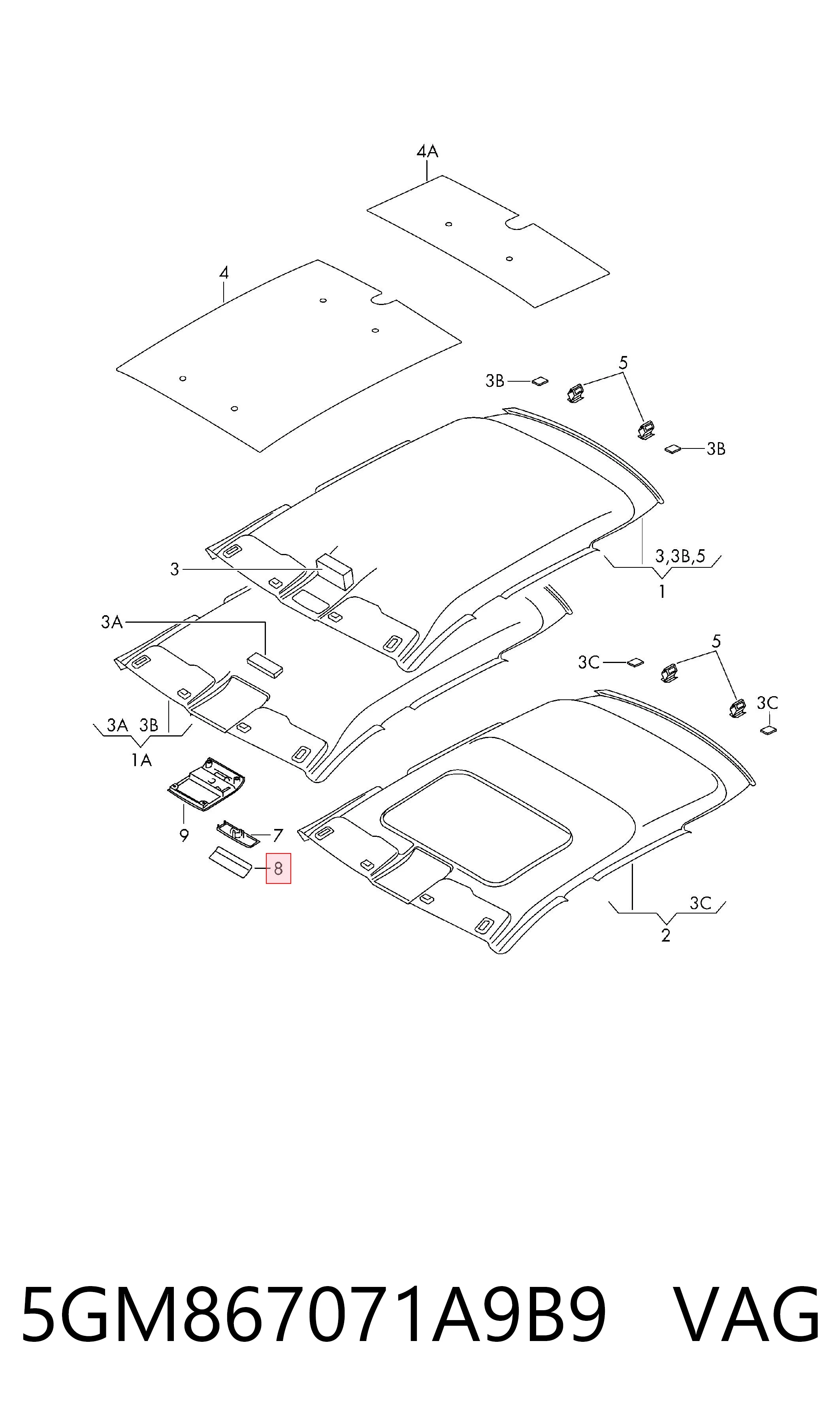 5GM867071A9B9 VAG 