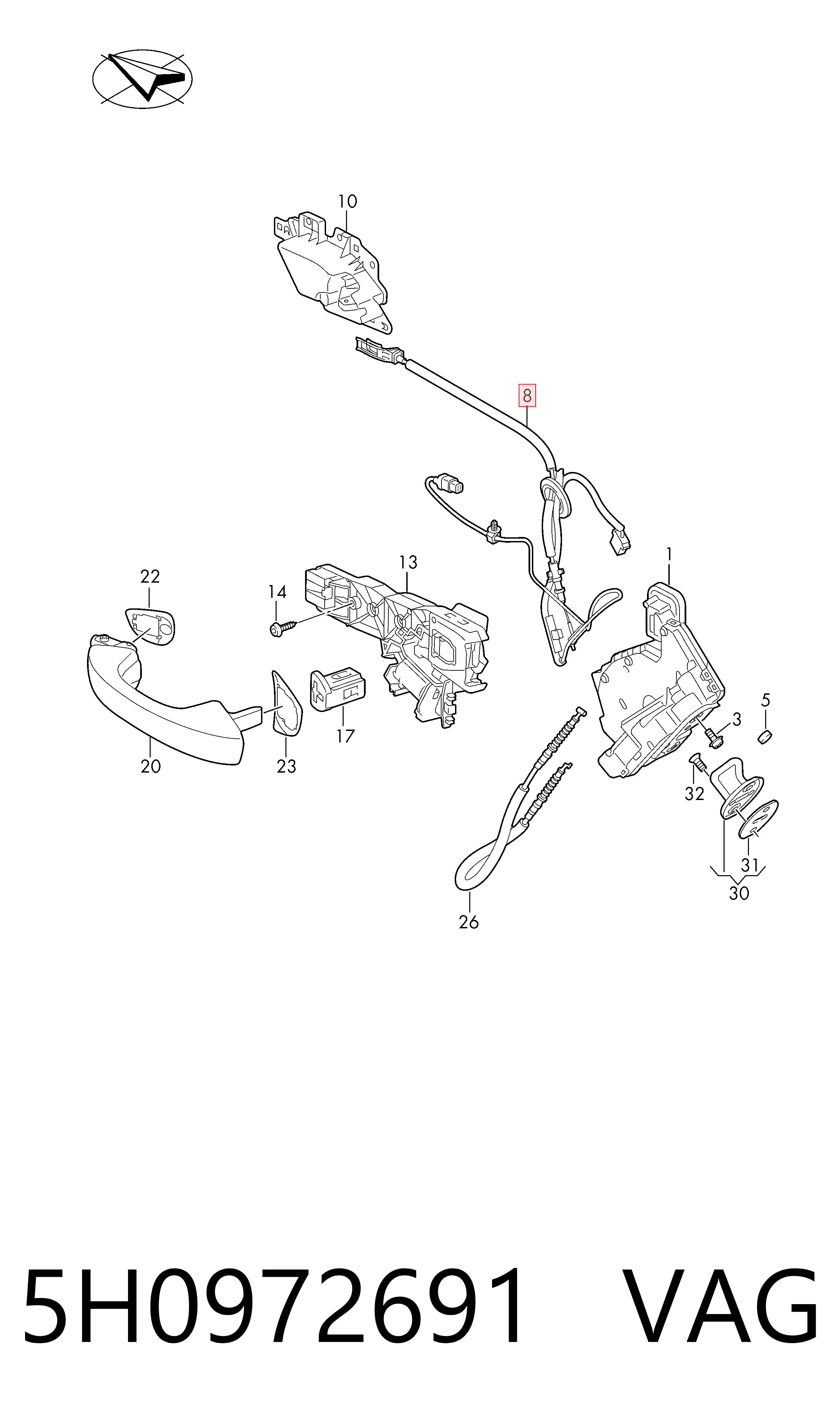 5H0972691 VAG 
