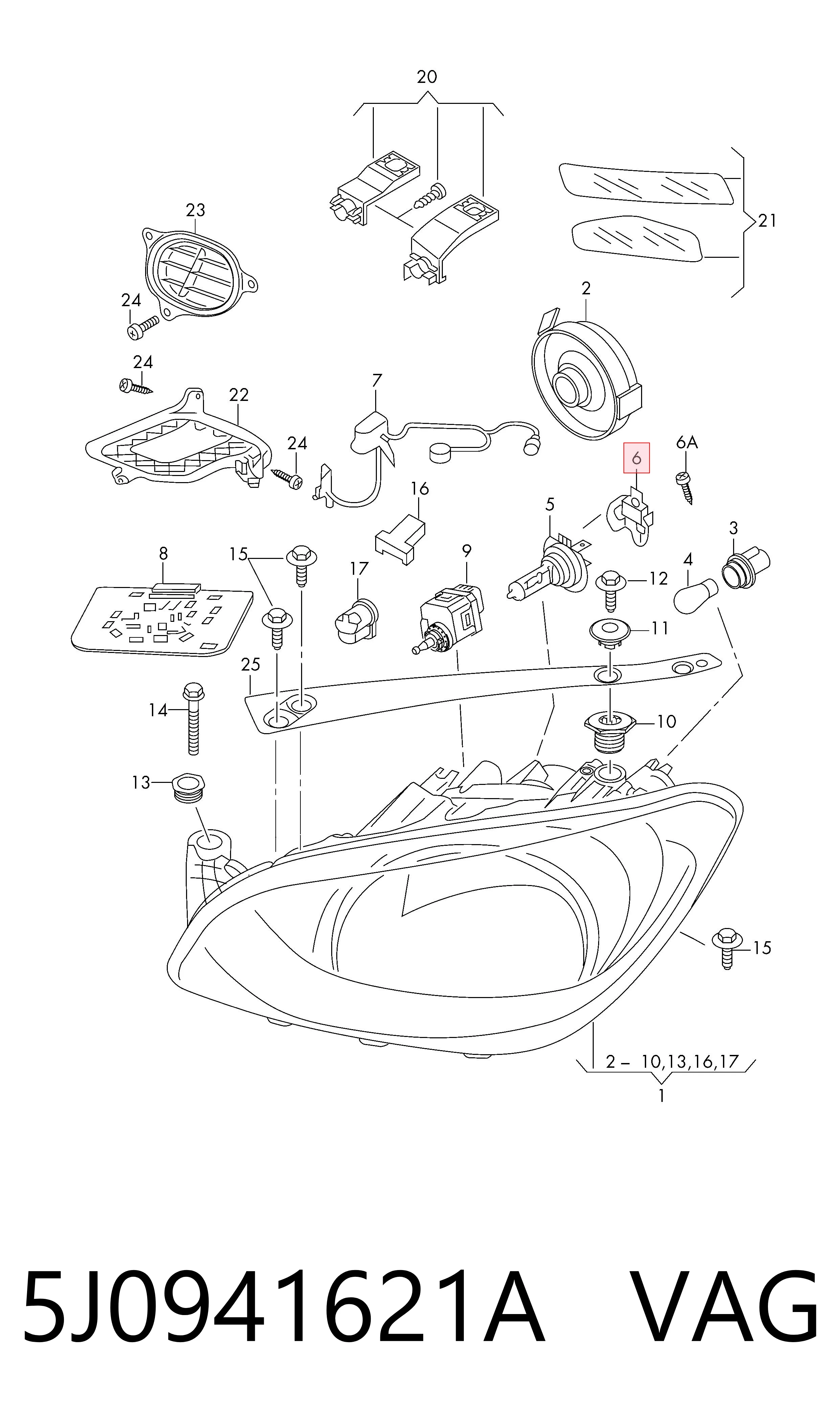 5J0941621A VAG 