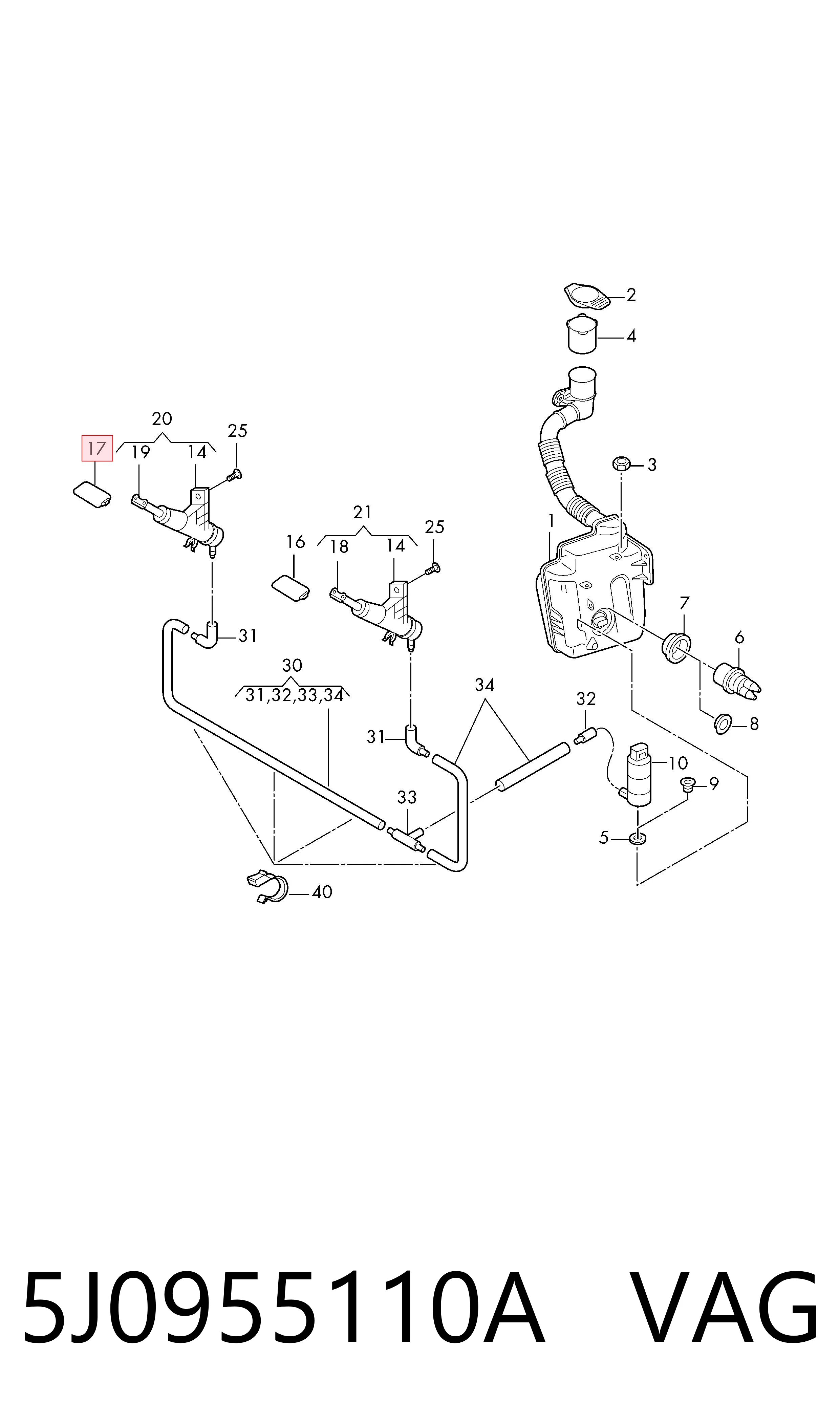 5J0955110A VAG 