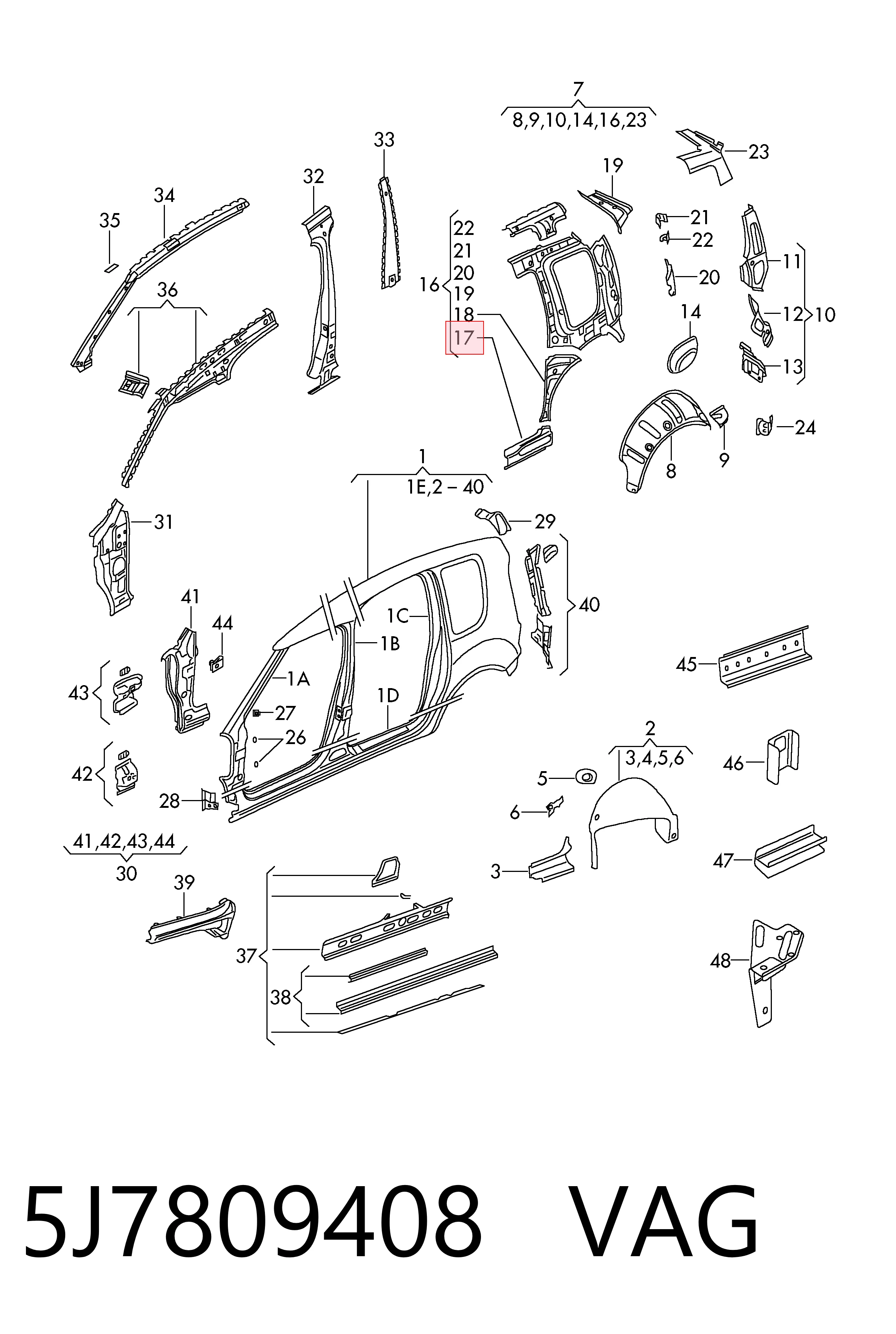 5J7809408 VAG 