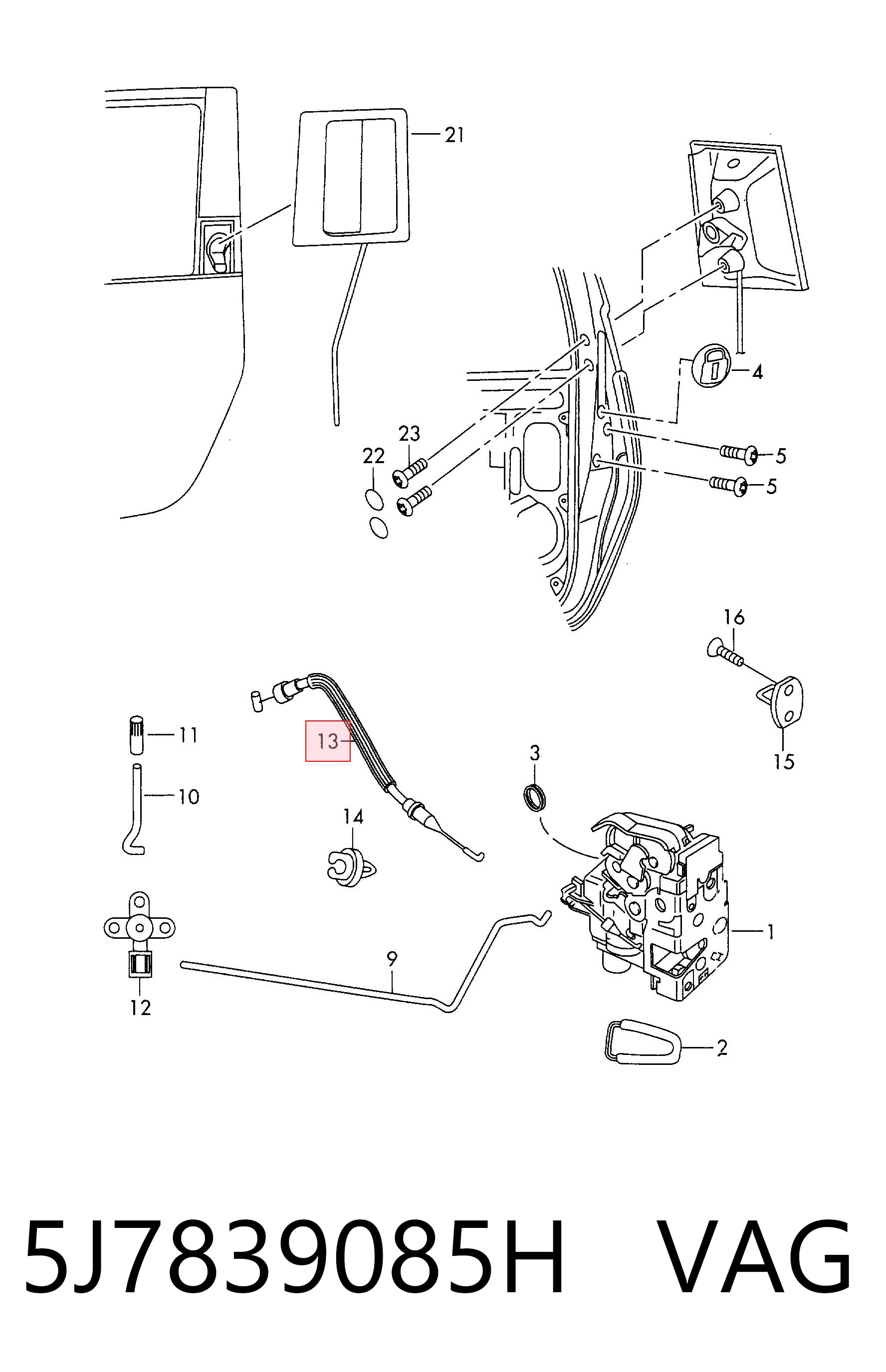 5J7839085H VAG 