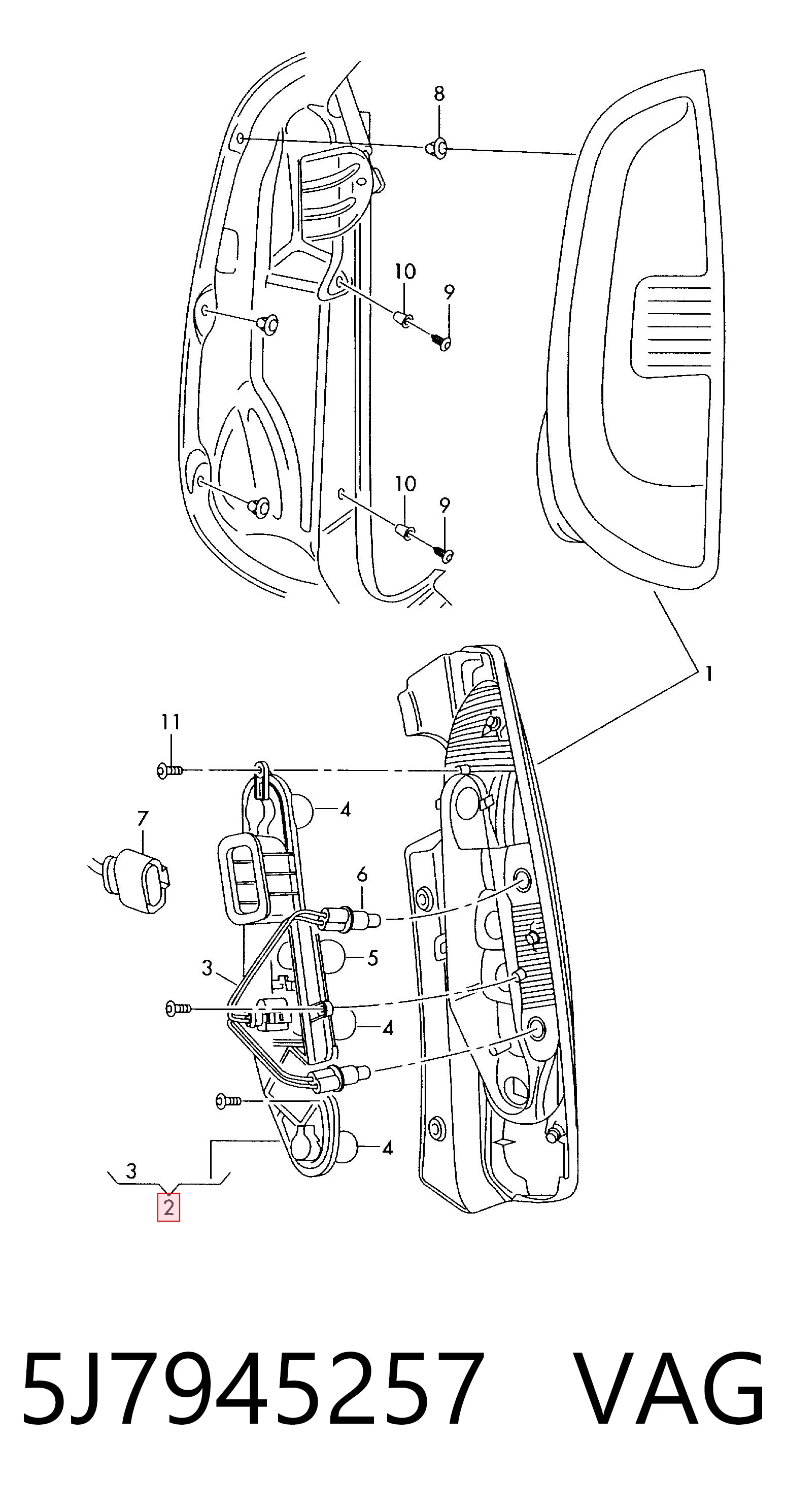 5J7945257 VAG 