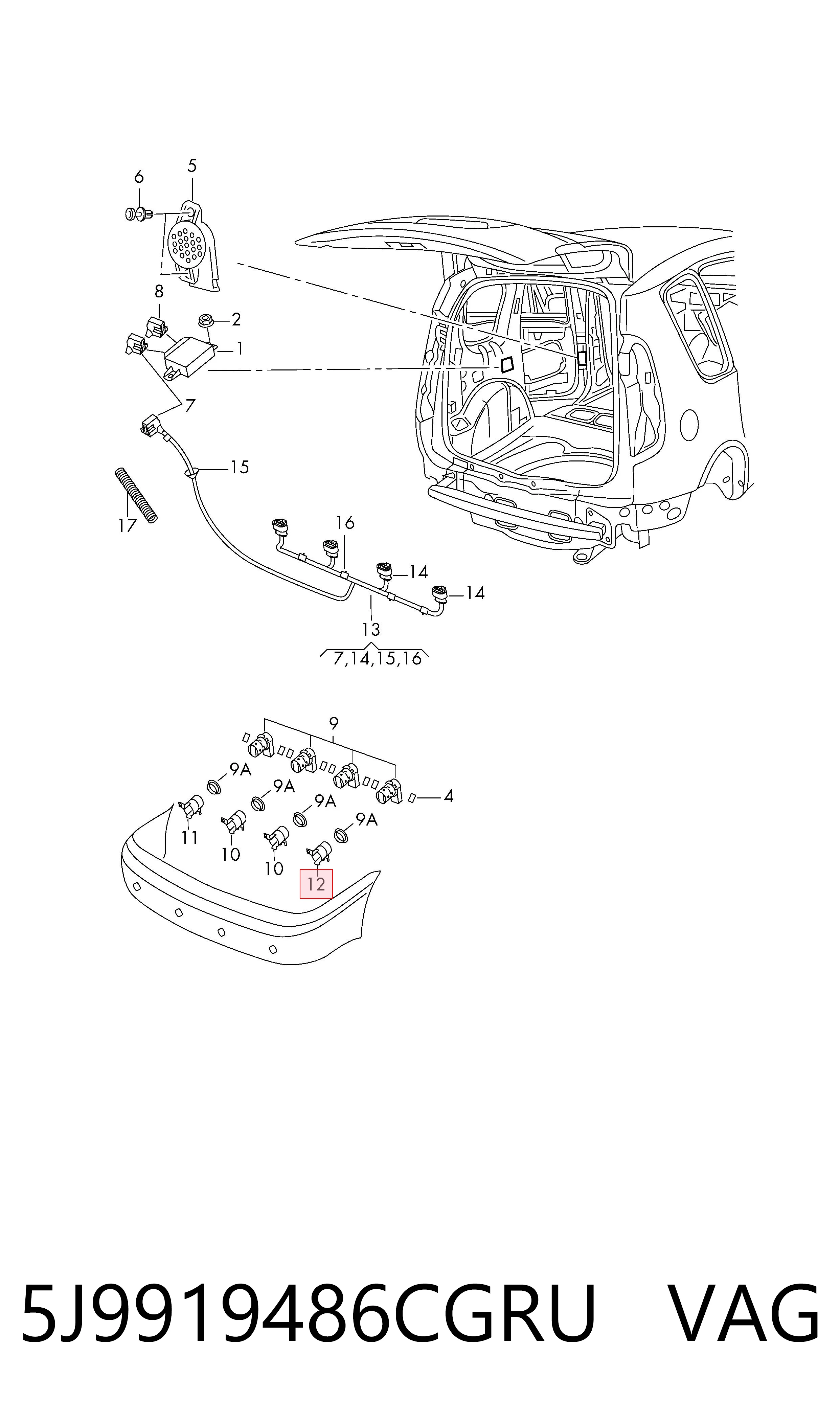 5J9919486CGRU VAG 