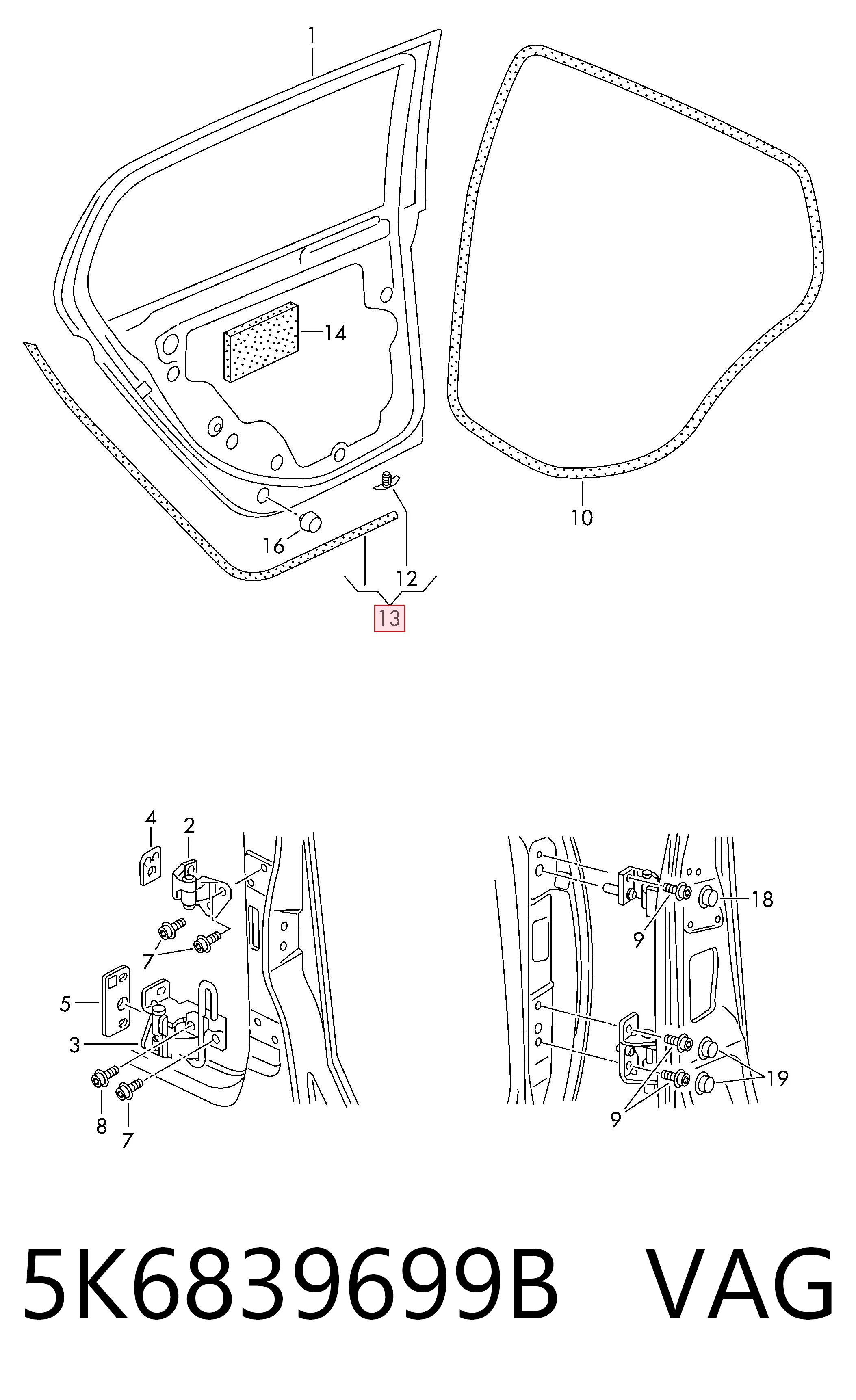 5K6839699B VAG 