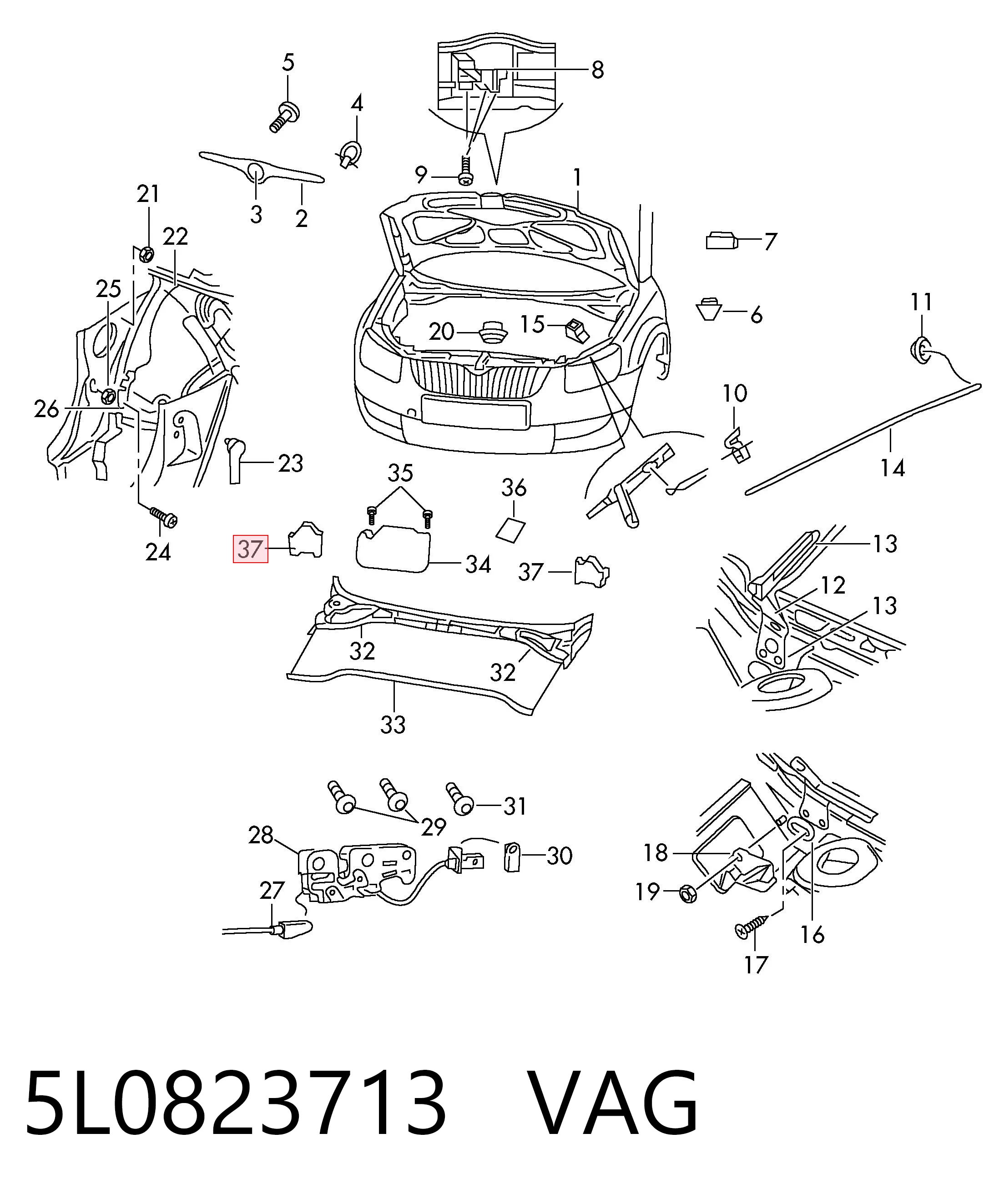 5L0823713 VAG 
