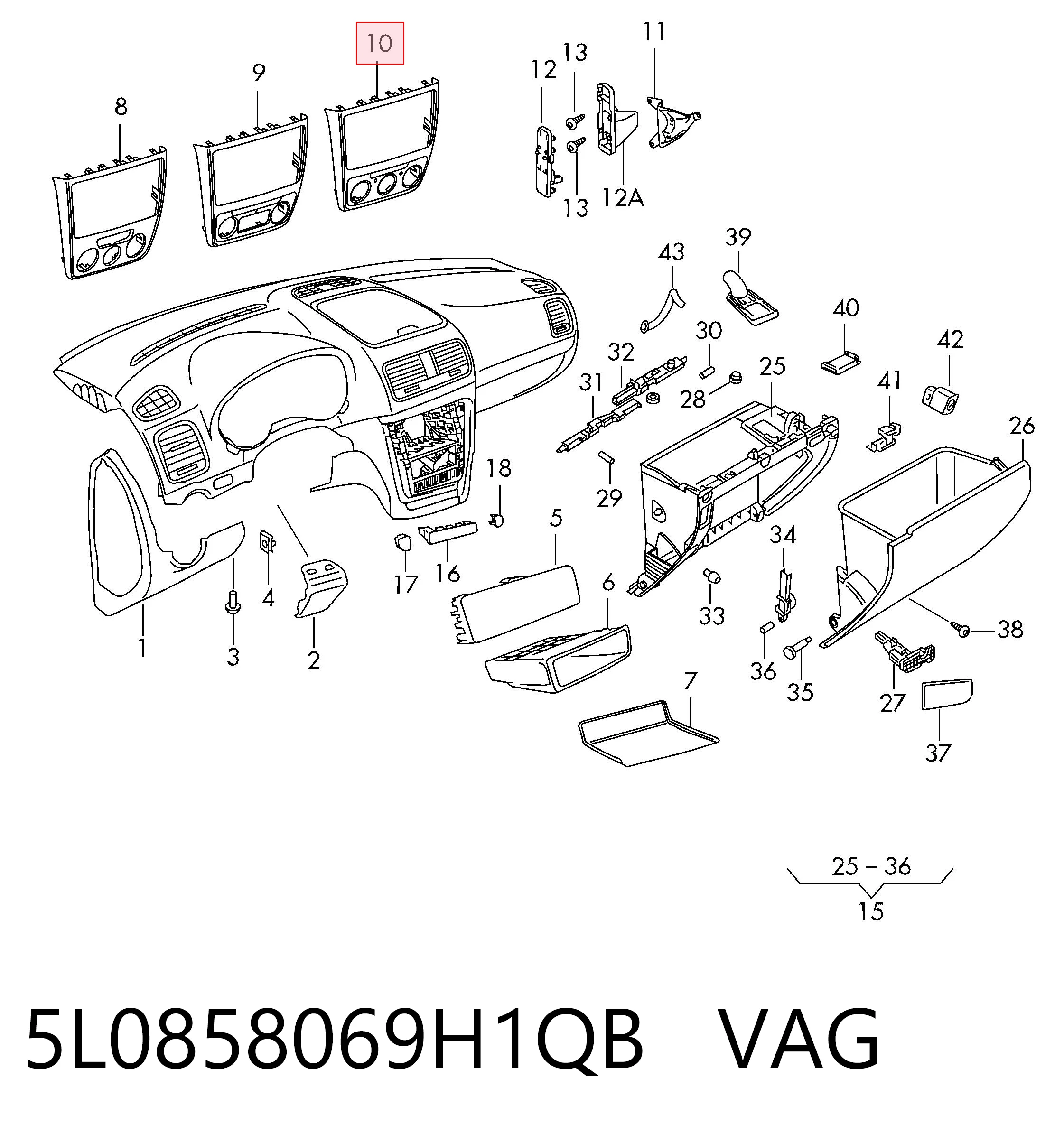 5L0858069H1QB VAG 