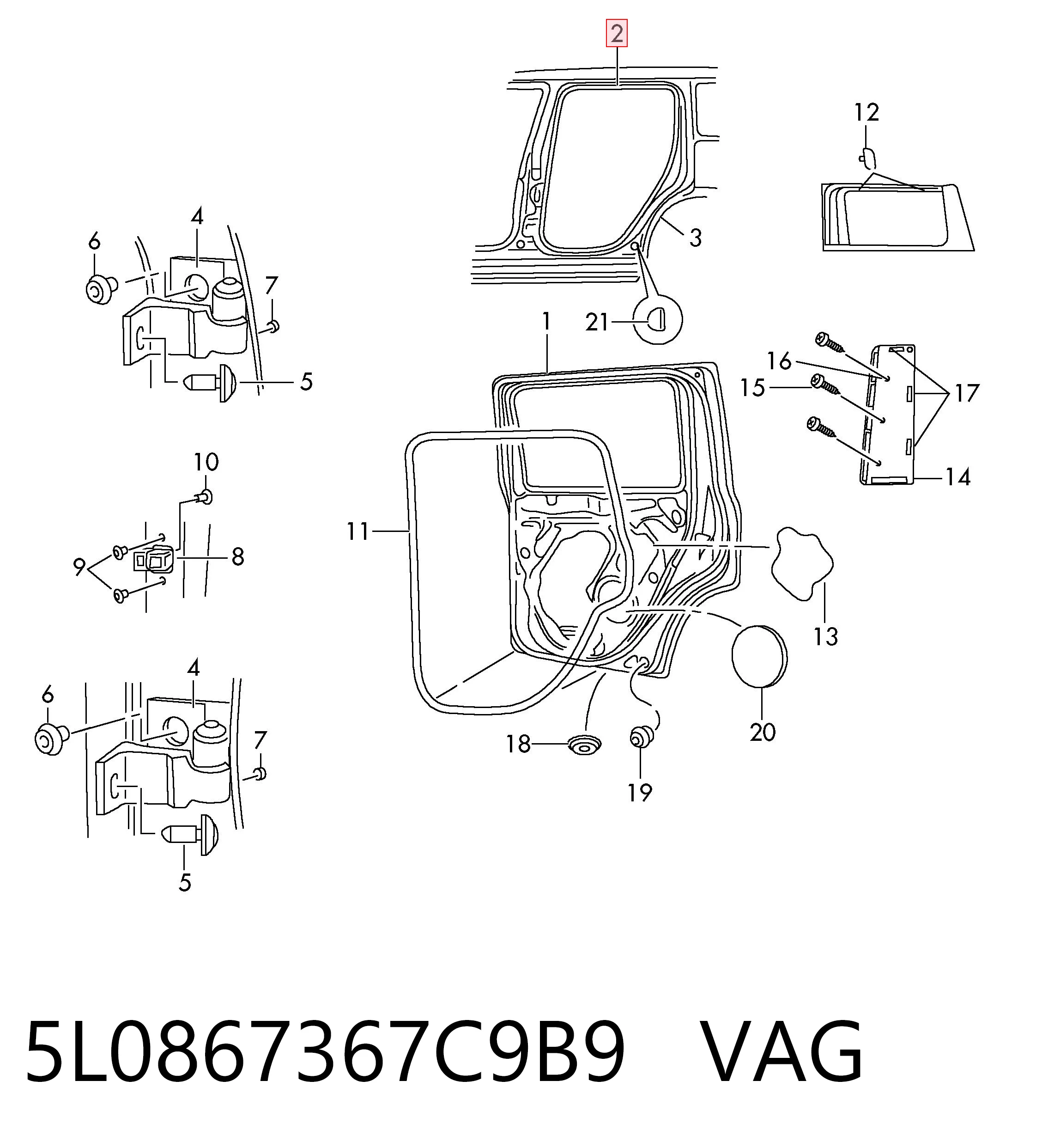 5L0867367C9B9 VAG 