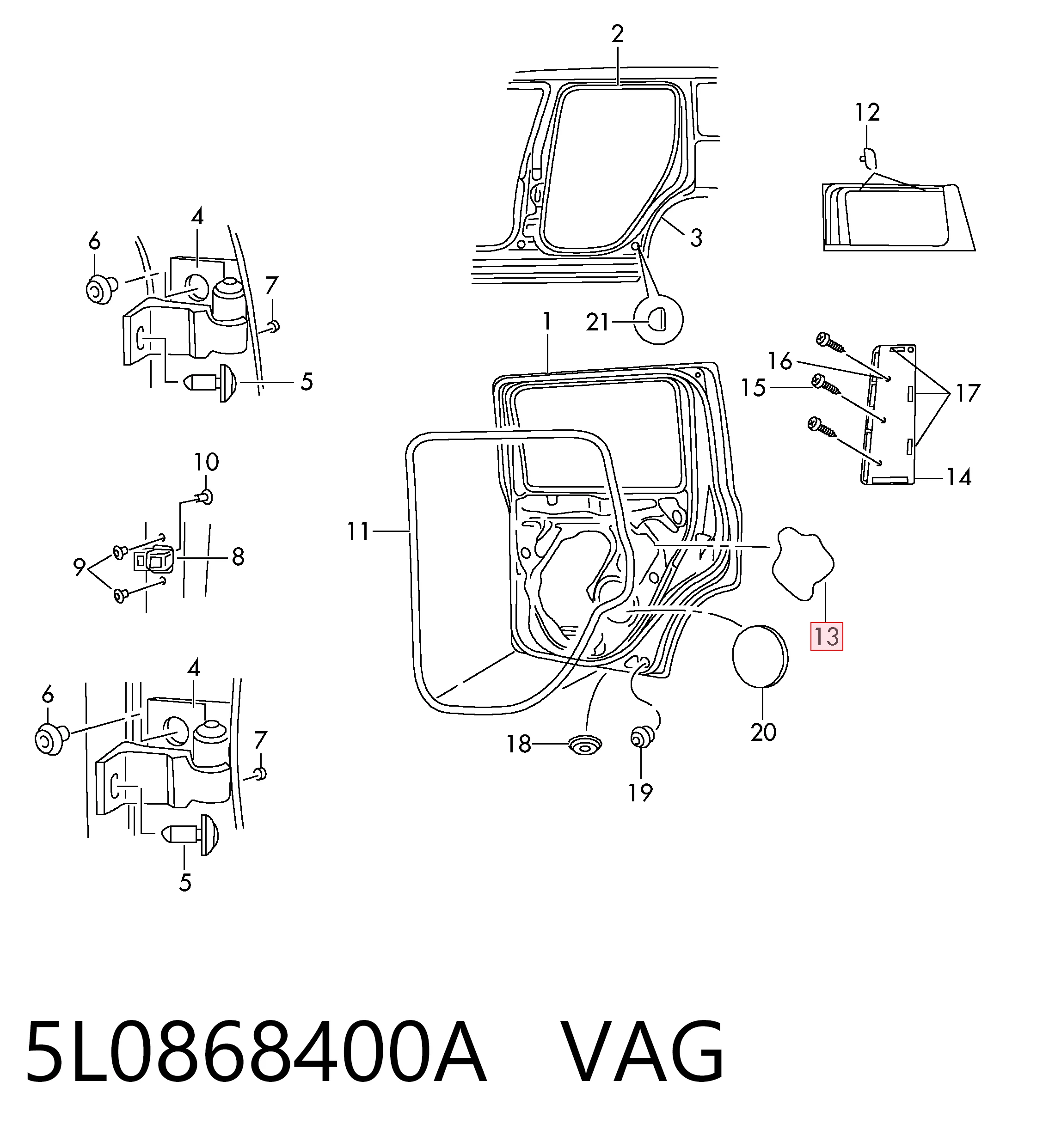 5L0868400A VAG 