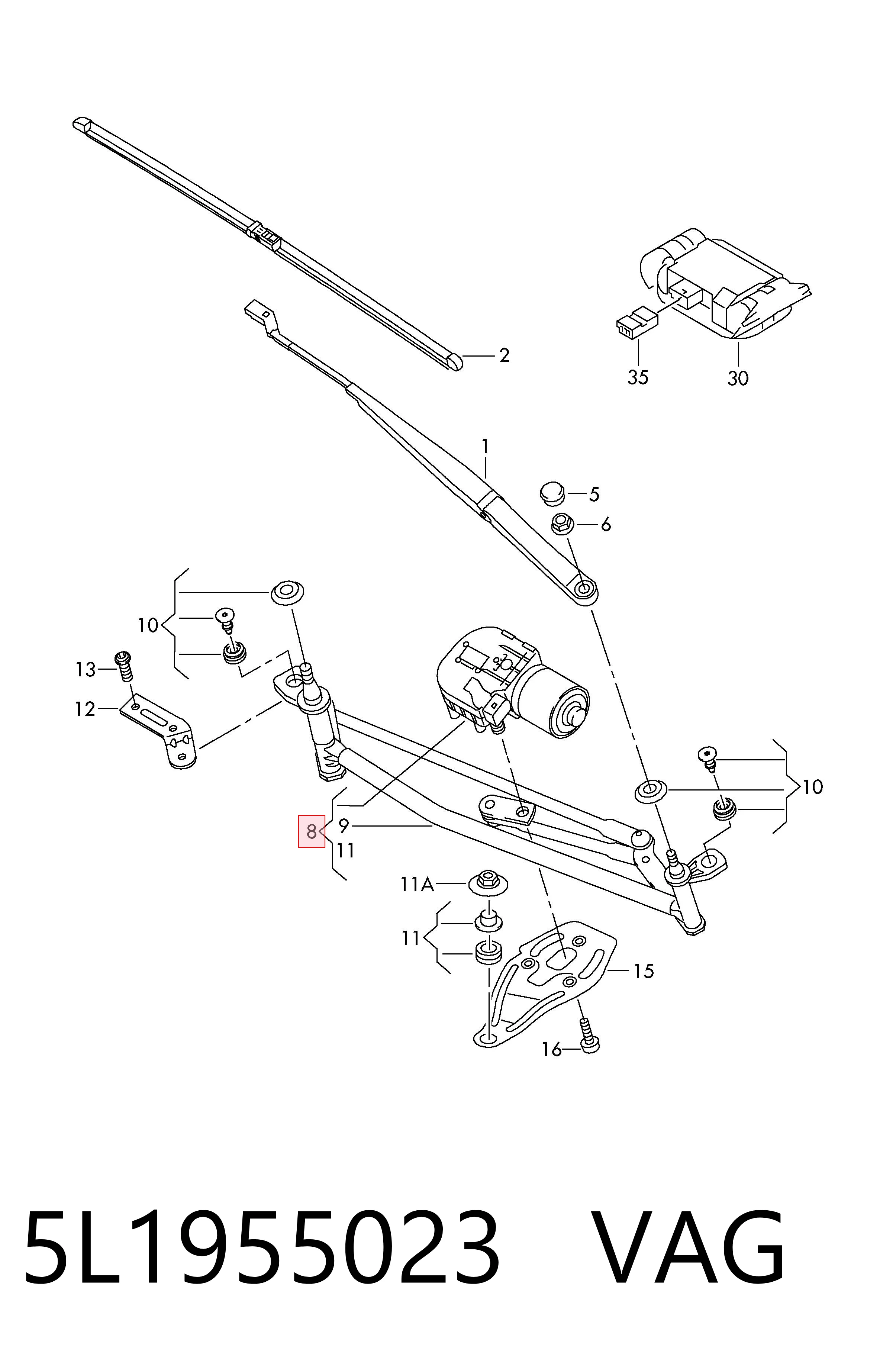 Купить 3397021054 Bosch Трапеция дворников