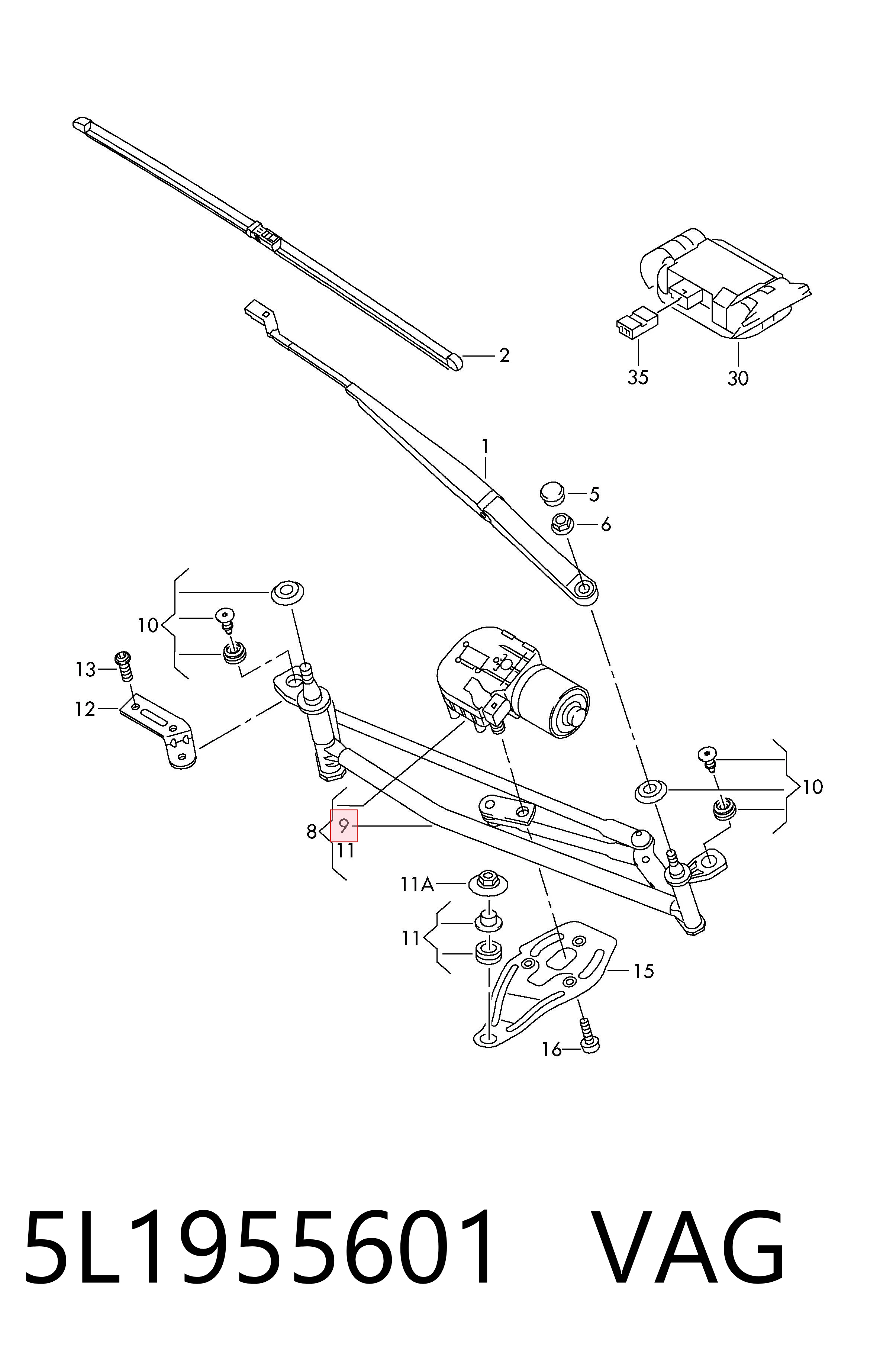 3397021054 Bosch Трапеция стеклоочистителя