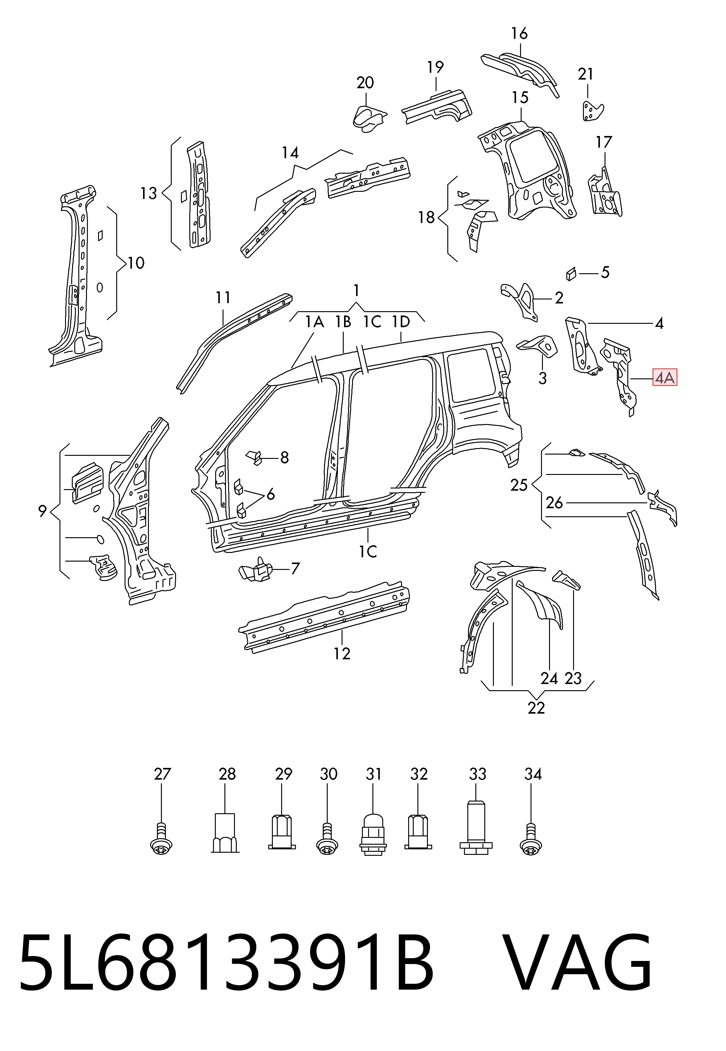  VAG 5L6813391B цена, от 82.99 USD