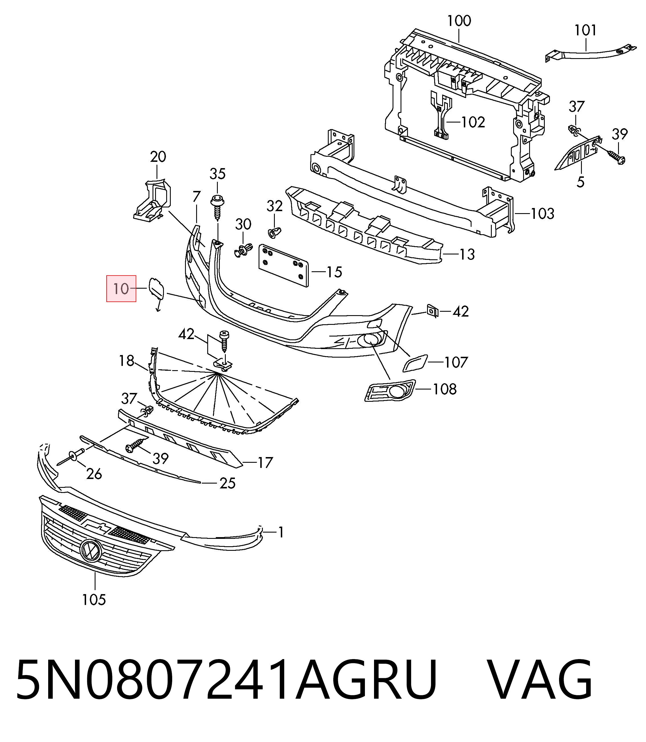 5N0807241AGRU VAG 
