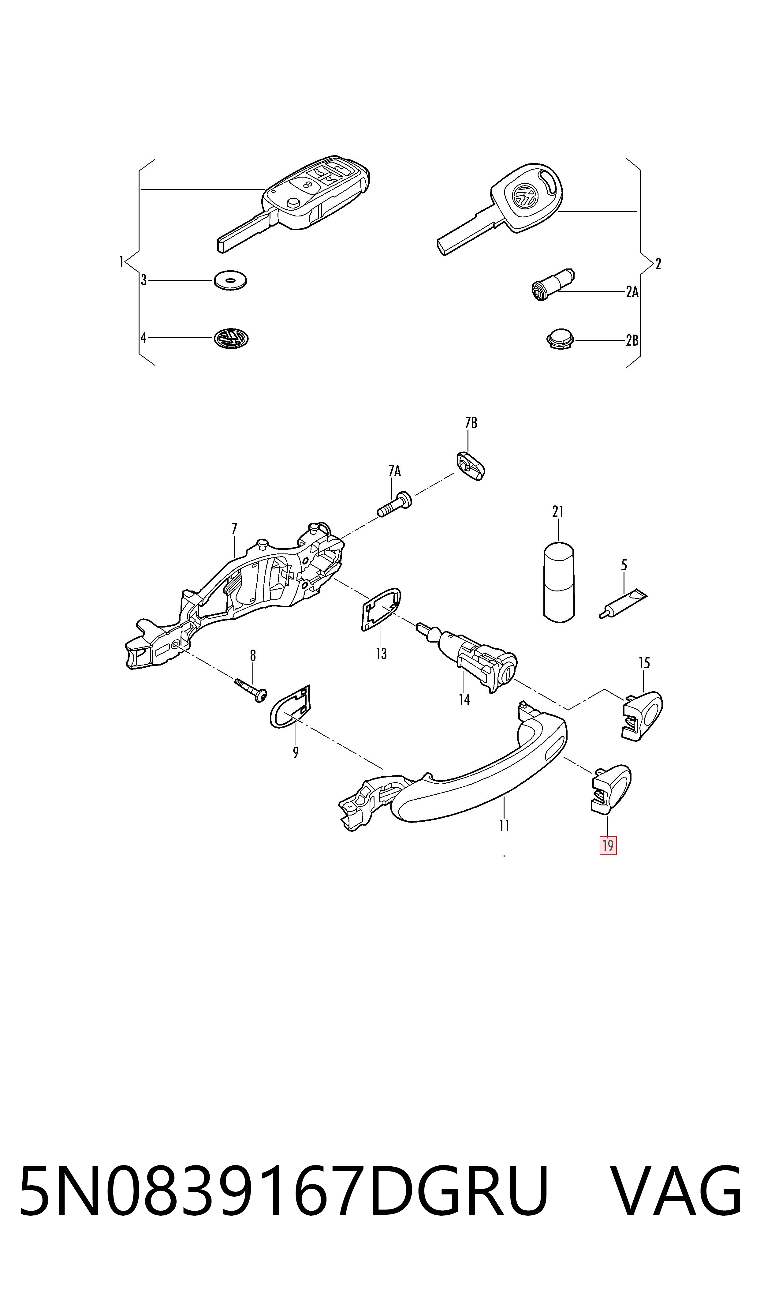 5N0839167DGRU VAG 