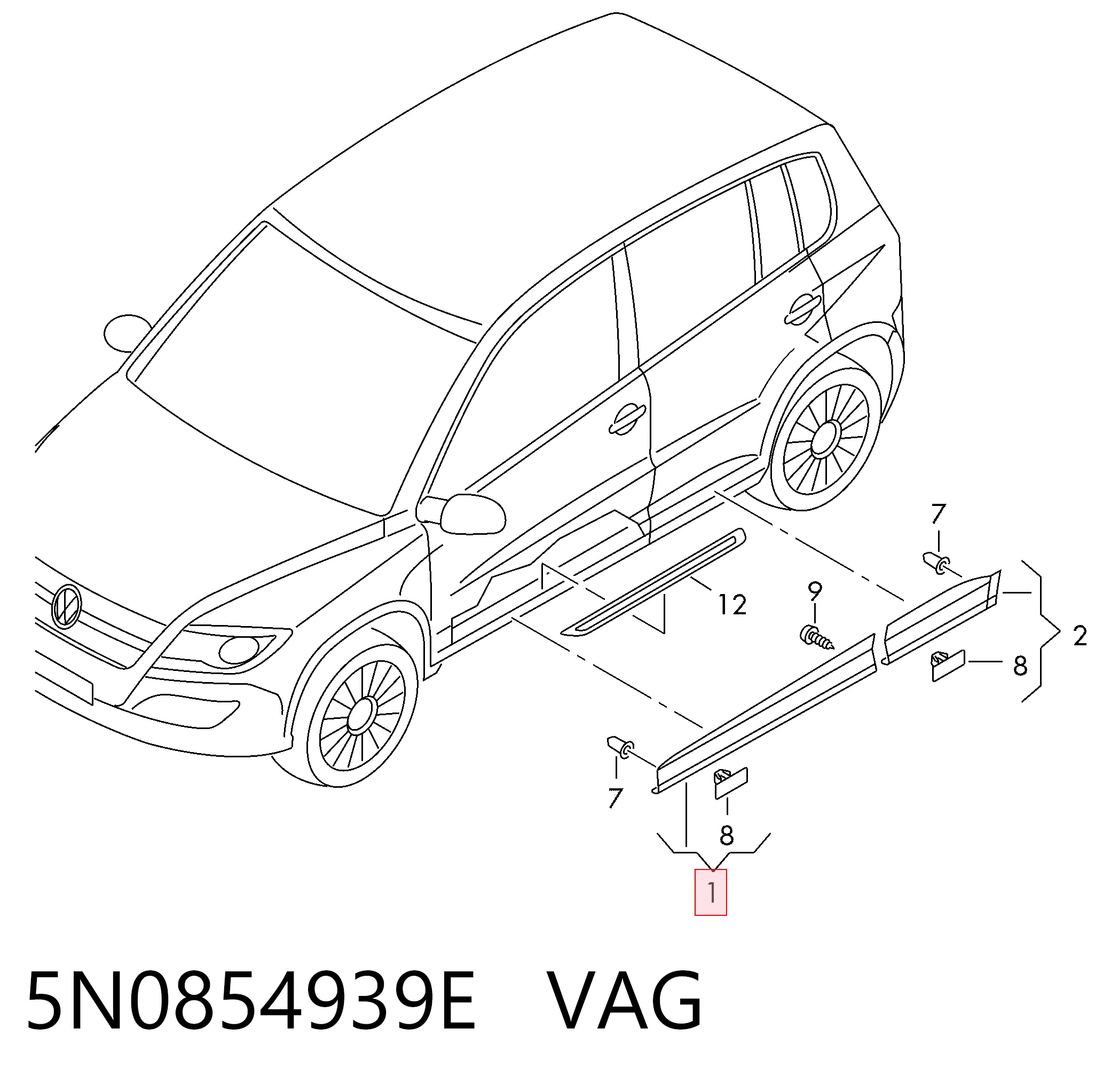 5N0854939E VAG 