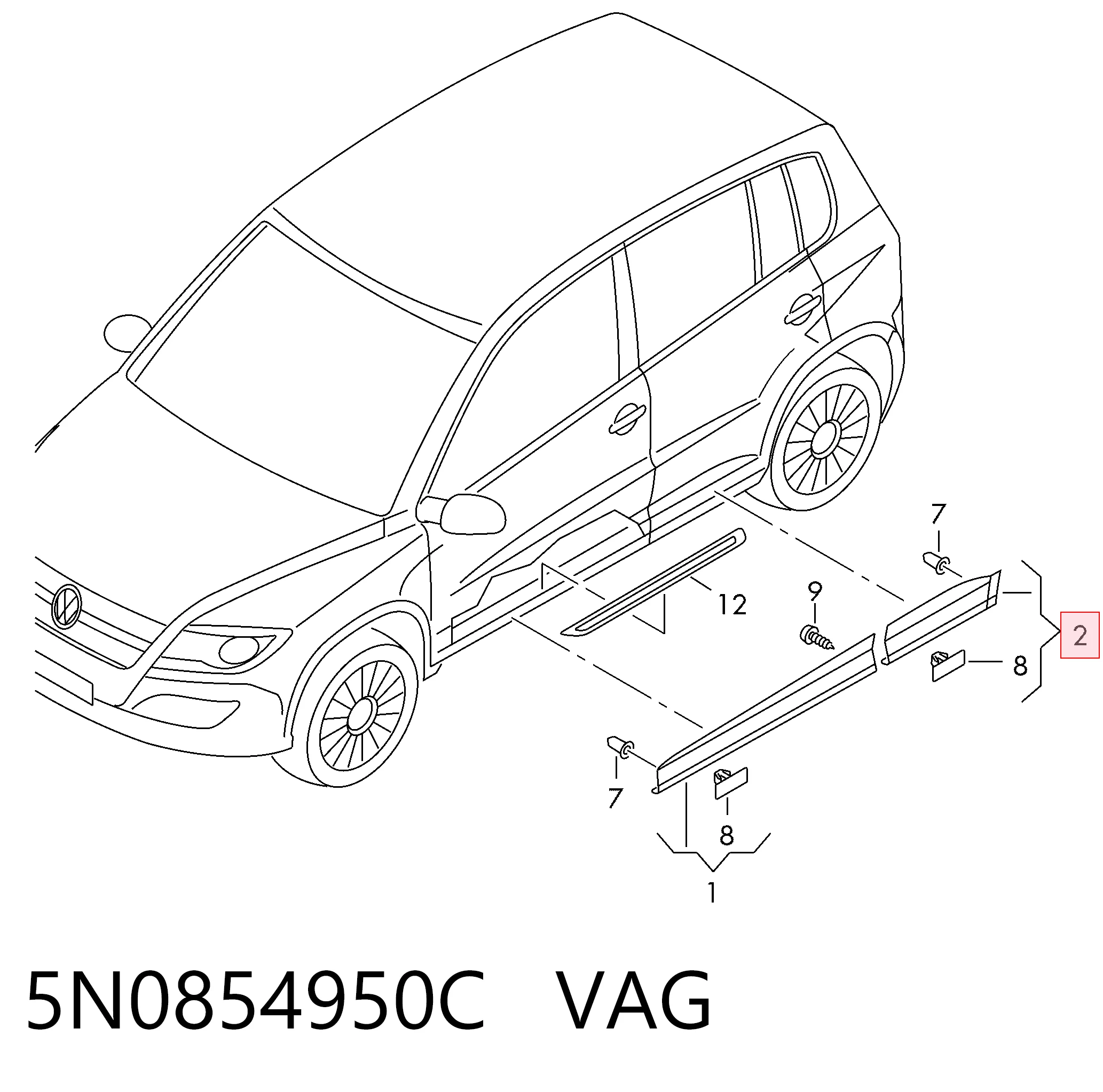 5N0854950C VAG 
