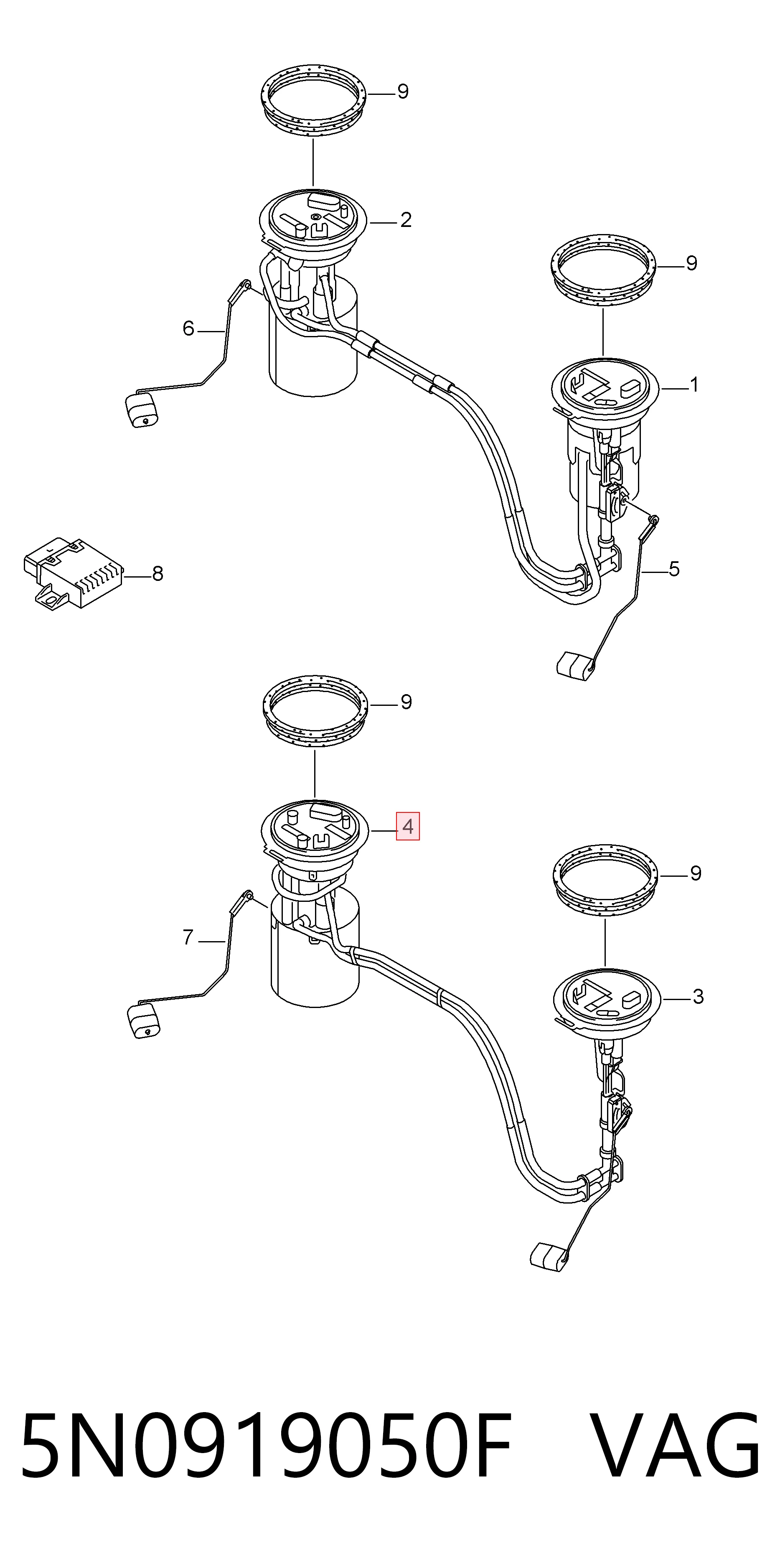 Купить 313011313269 Magneti Marelli Модуль топливного насоса