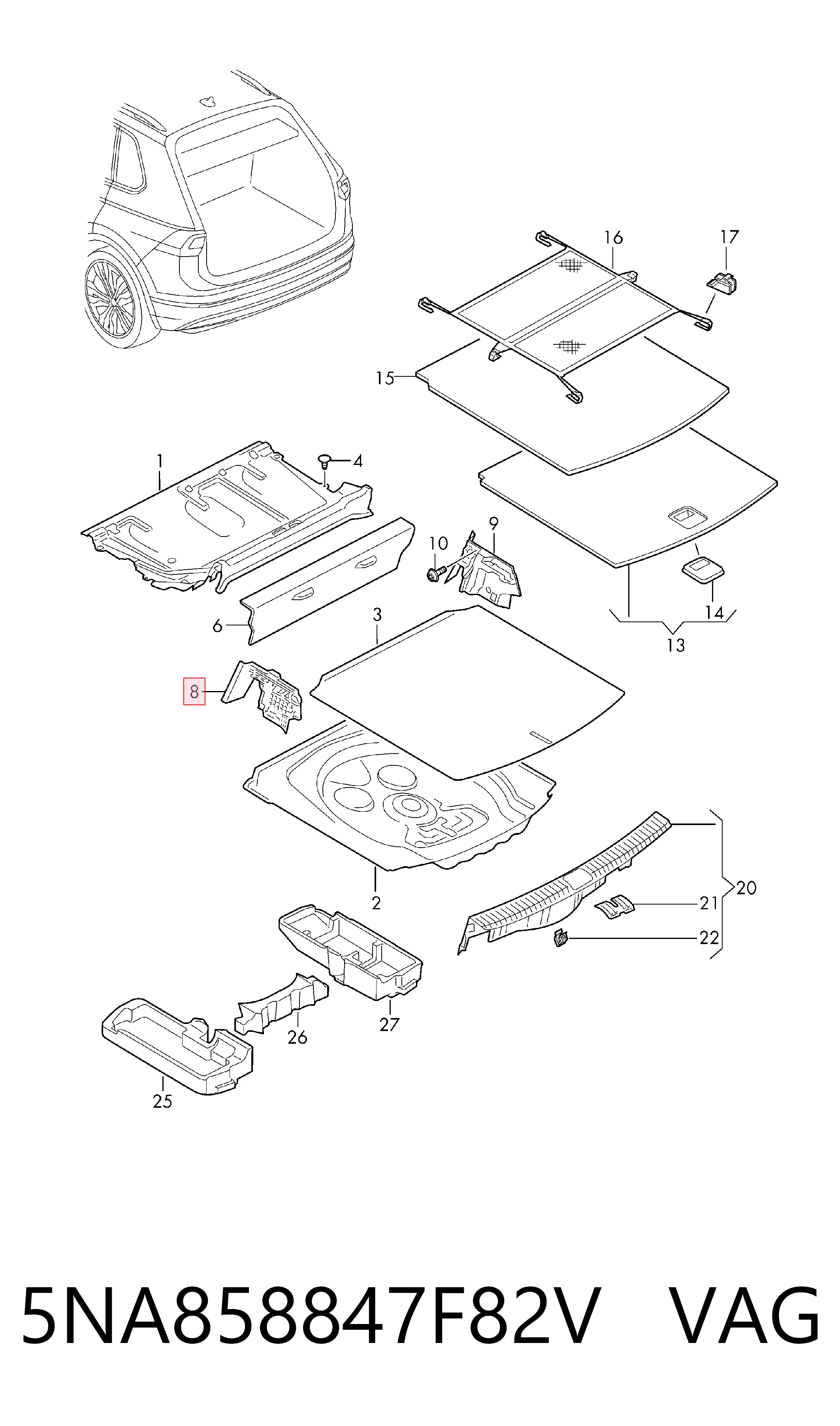 5NA858847F82V VAG 