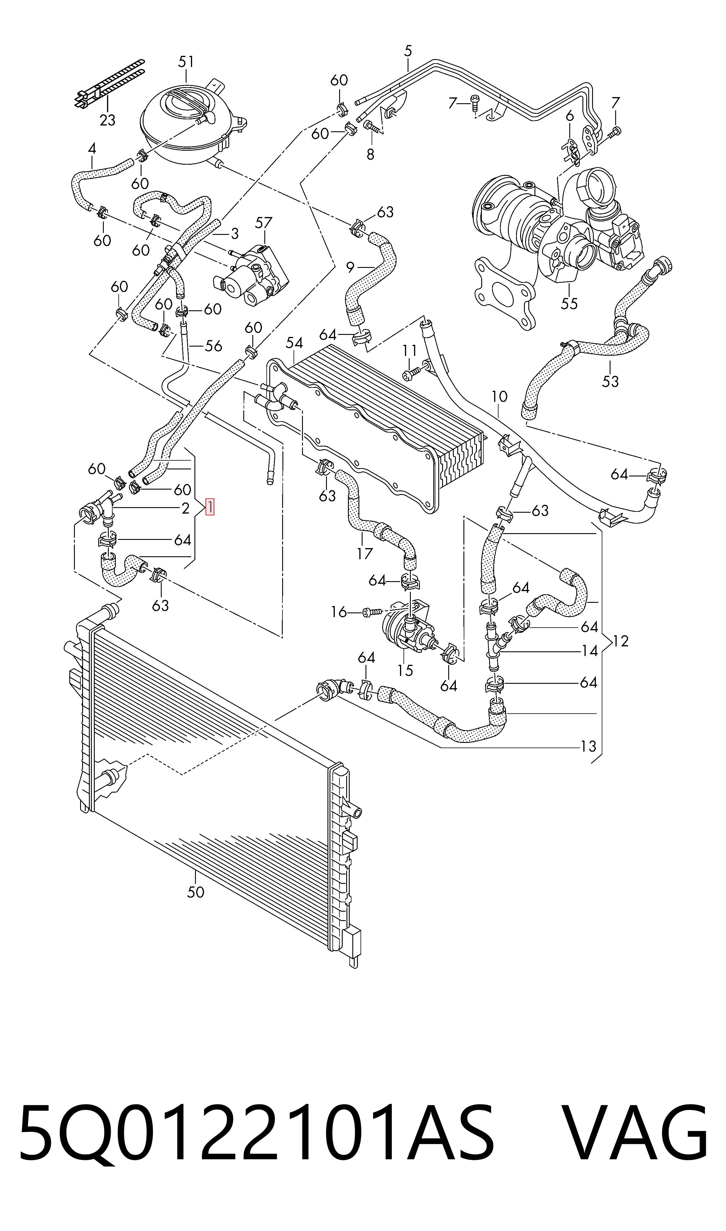 5Q0122101AS VAG 