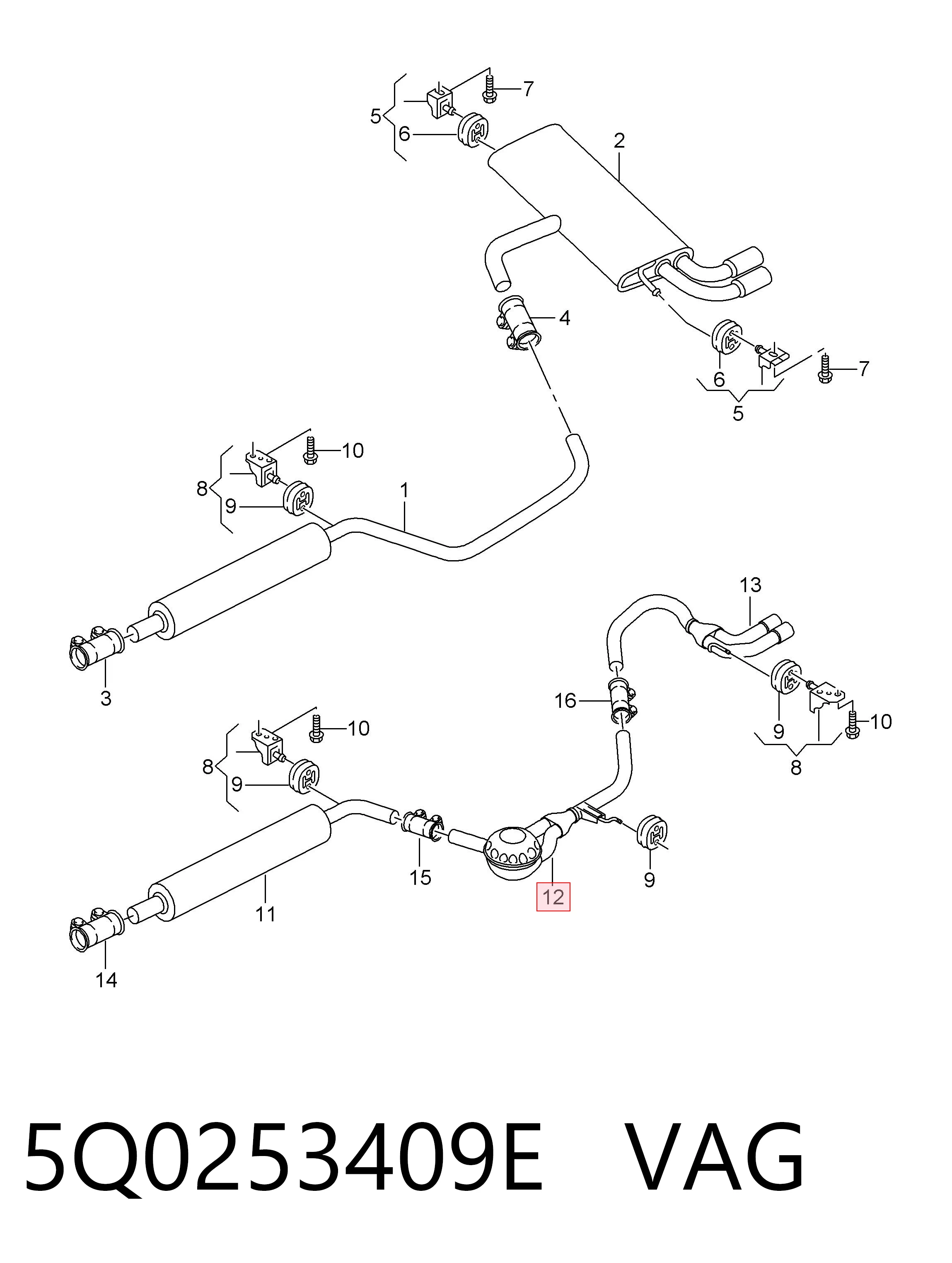 5Q0253409E VAG