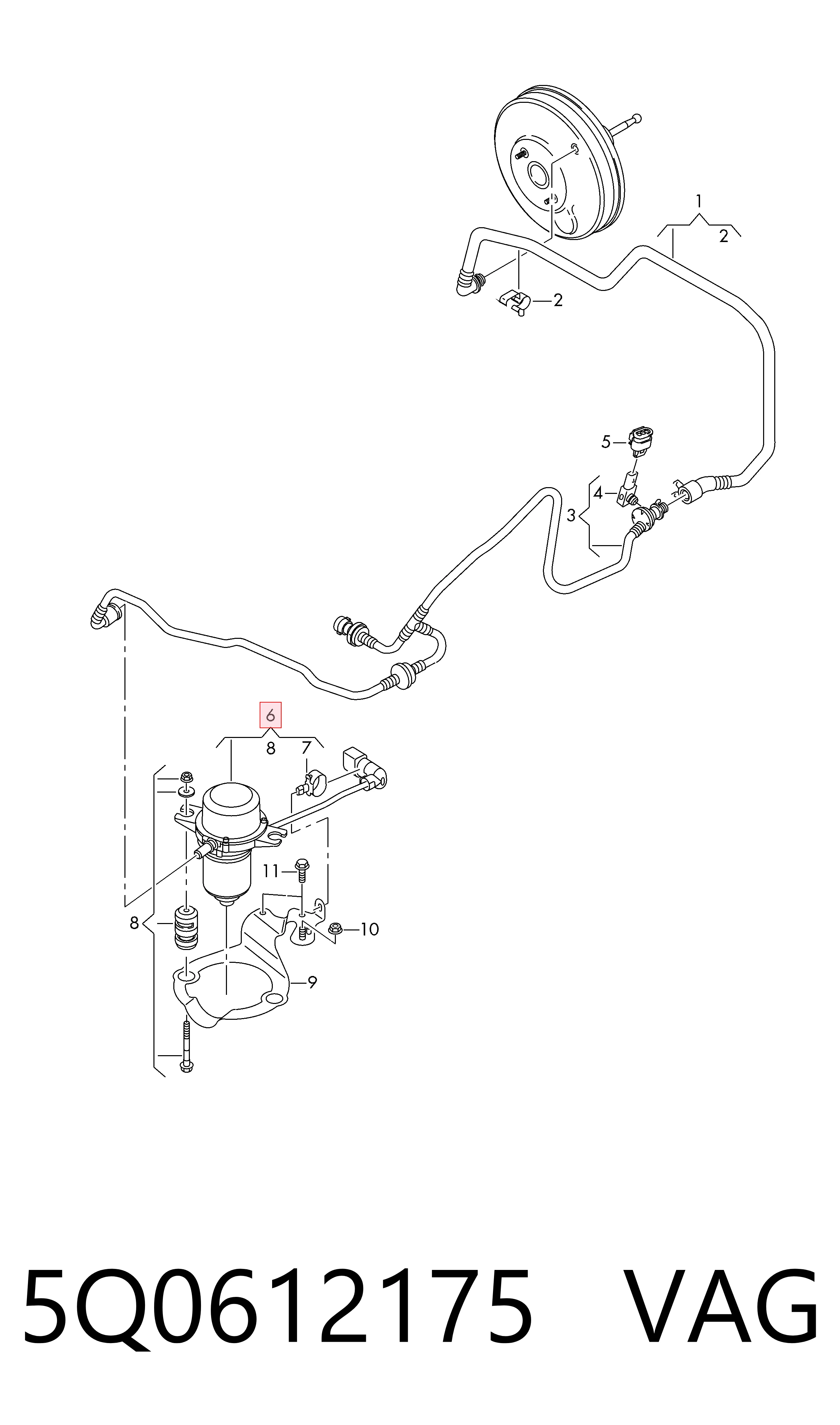 Вакуумный насос Volvo 30884444 цена, от 175.55 USD