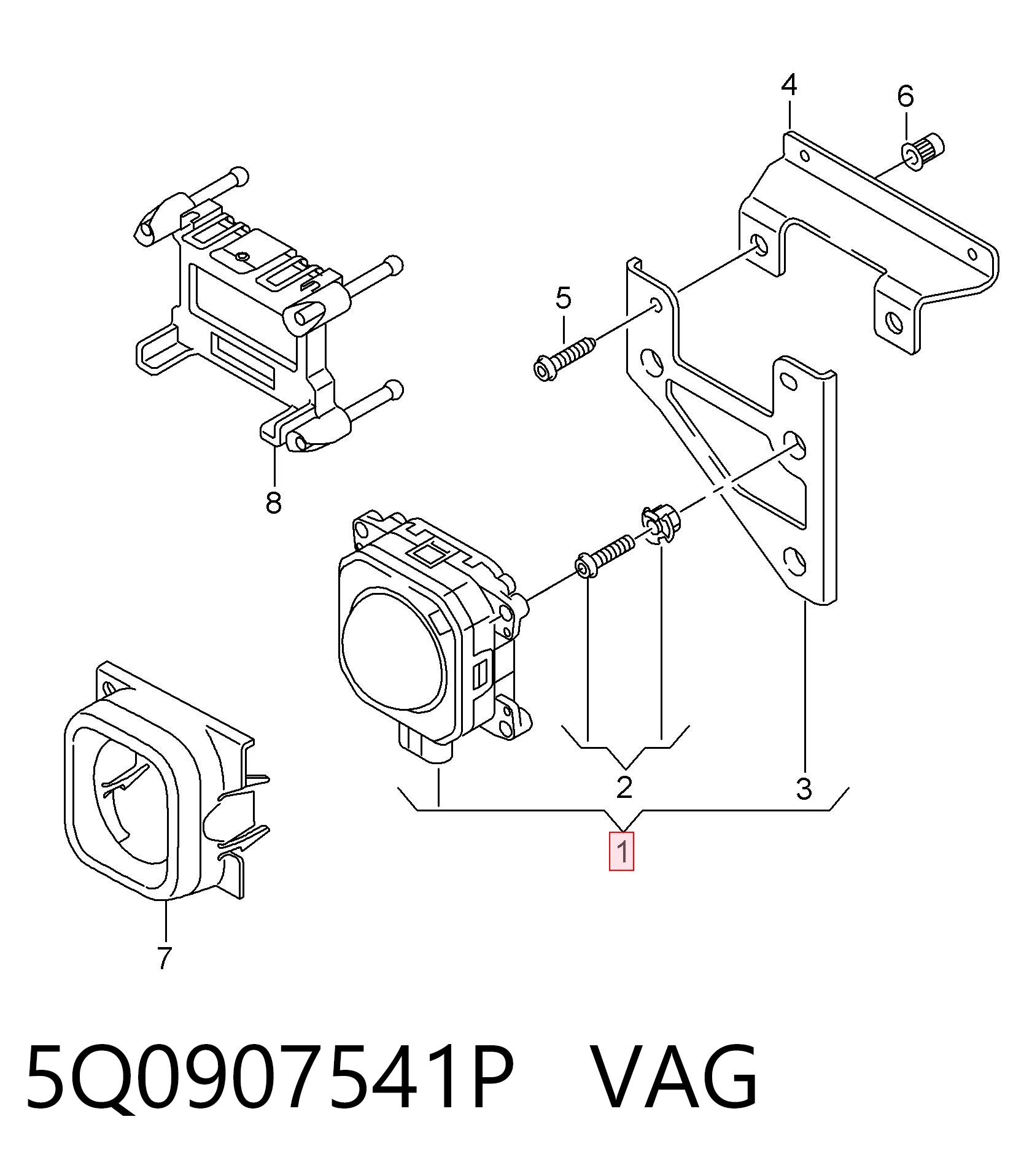 5Q0907541P VAG 
