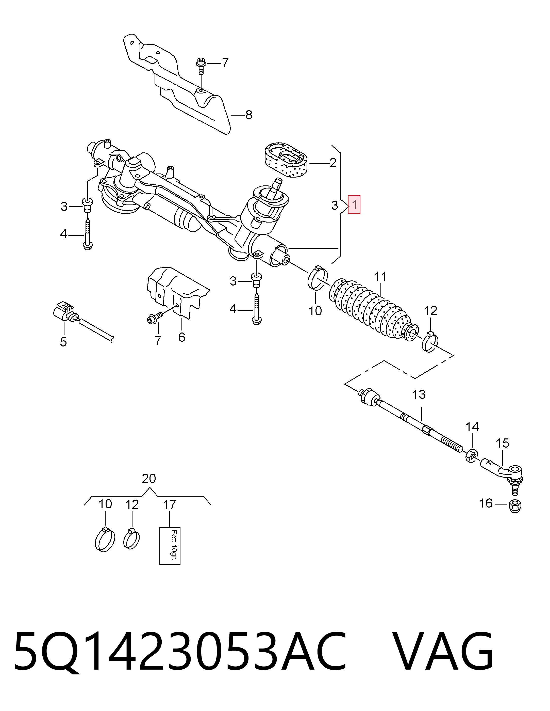 7817974564 Bosch Управление рулевое в сборе