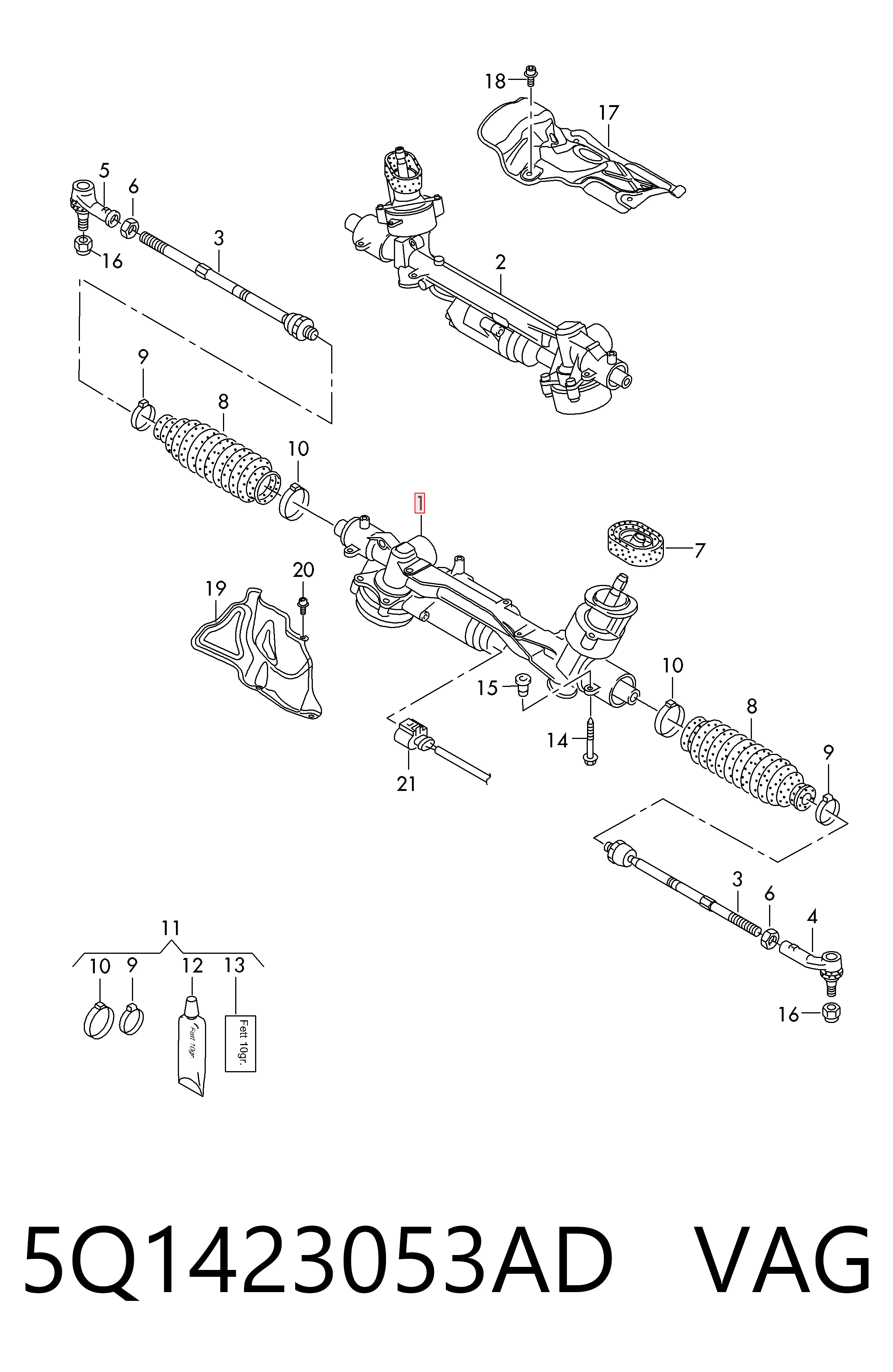 Реечный рулевой механизм Bosch 7817974564 цена, от 457.34 USD