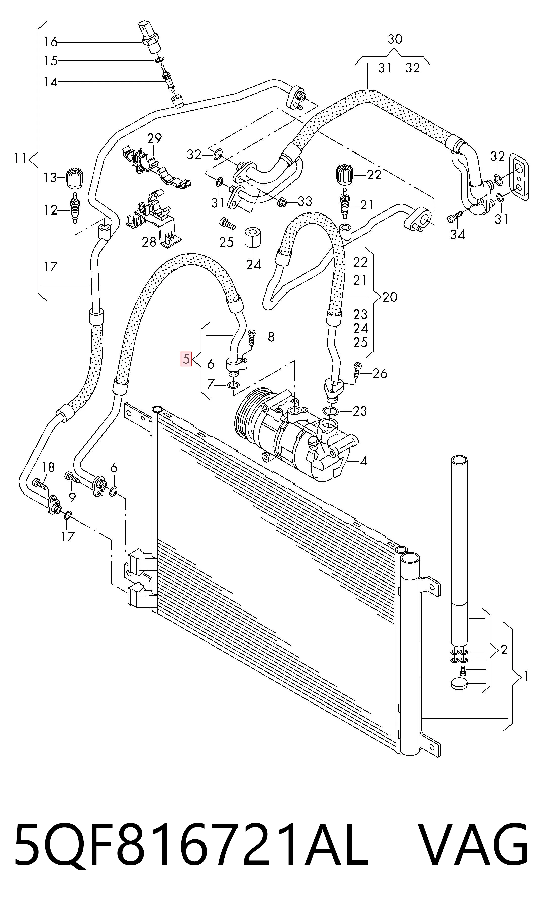 5QF816721AL VAG 