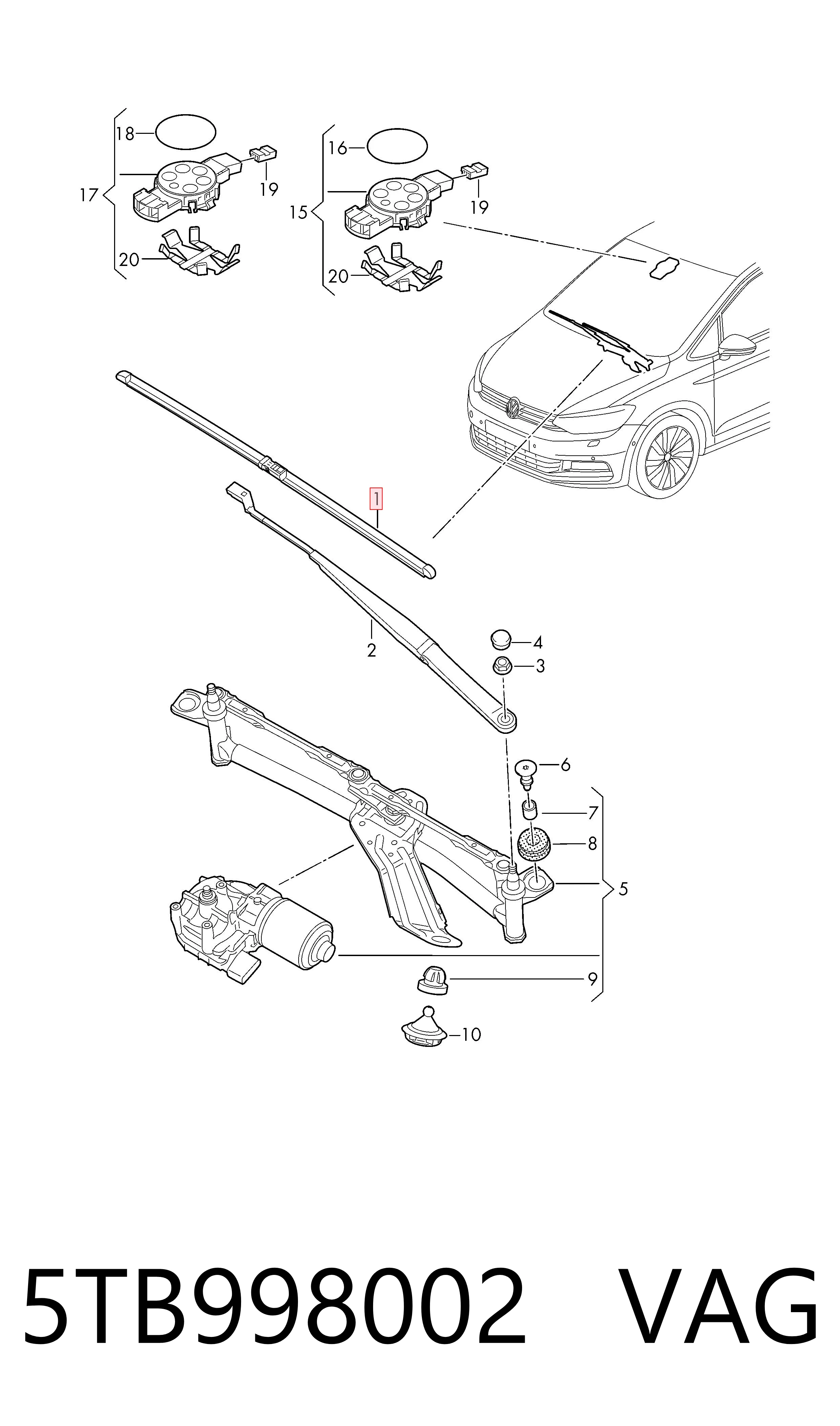 Щетка стеклоочистителя лобового стекла, водительская Mercedes A2468201345 цена, от 31.75 USD