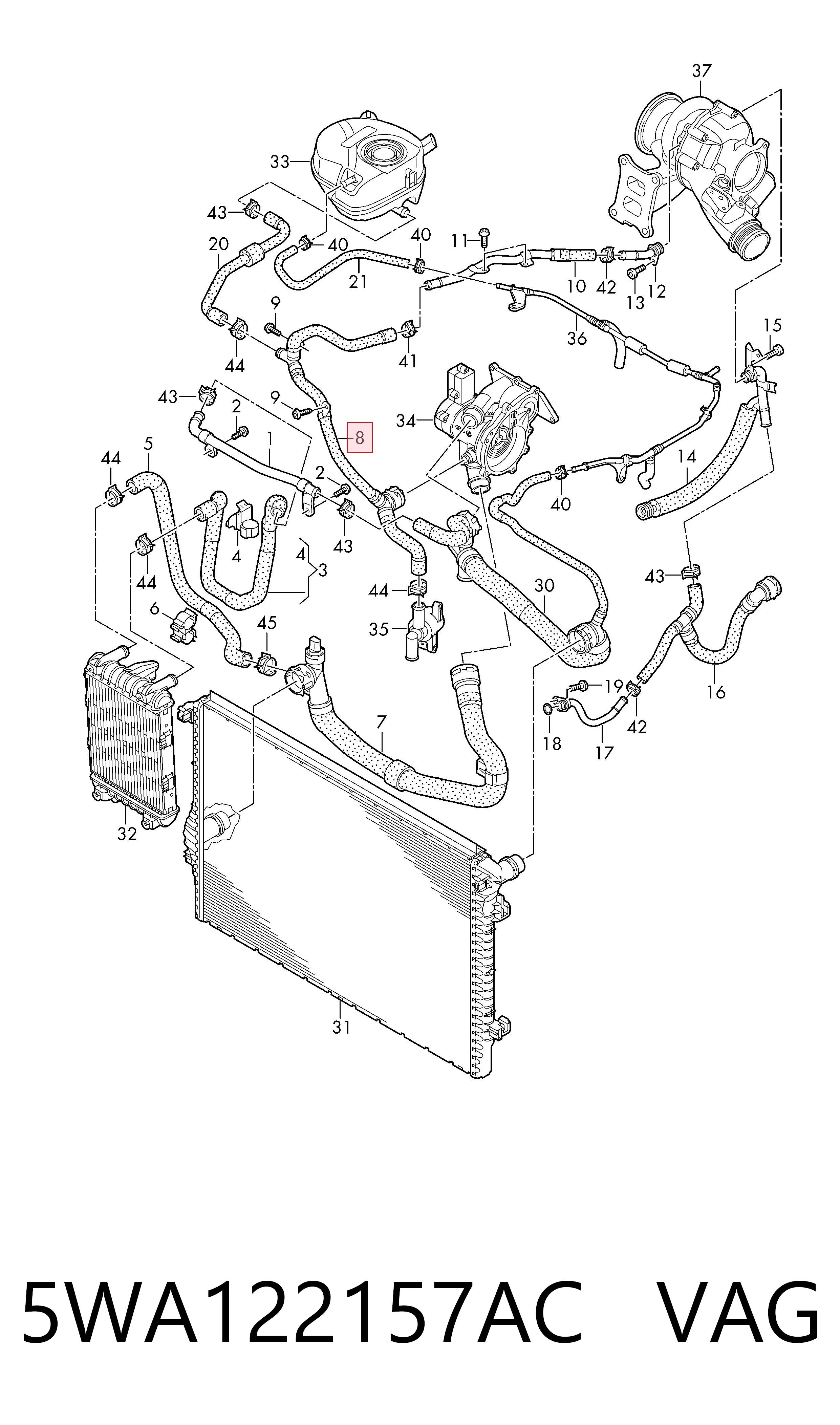 Купить 5WA122157AC VAG 