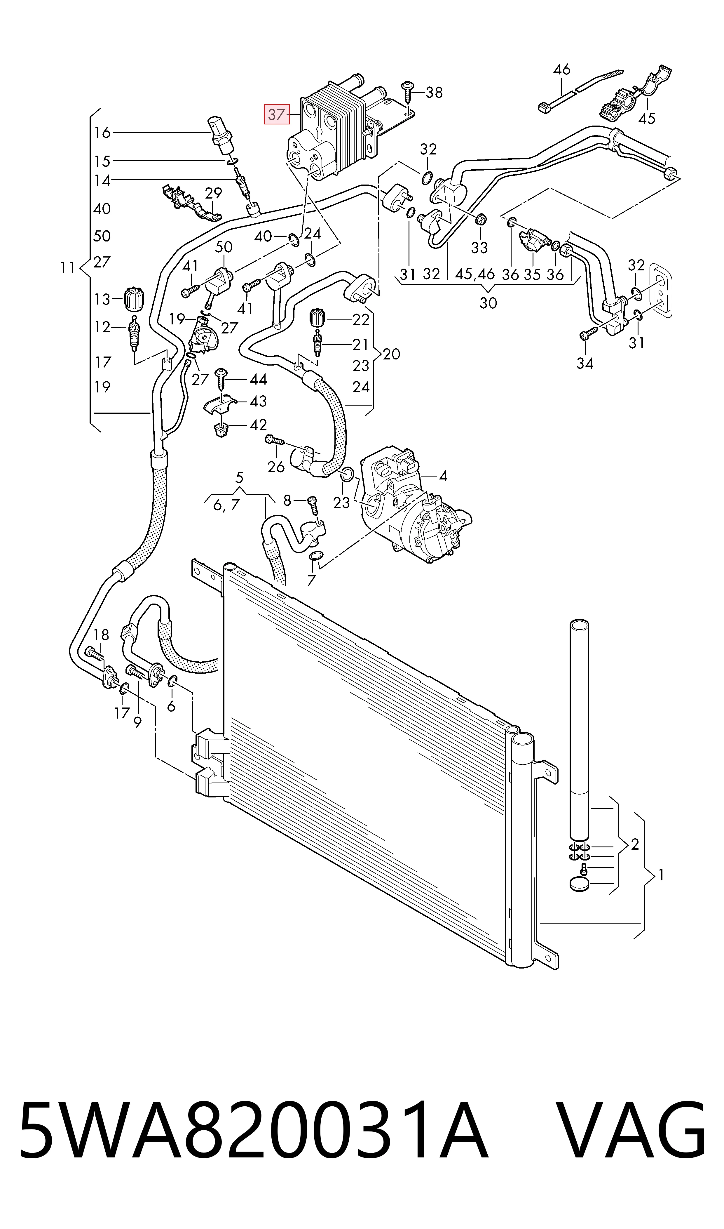5WA820031A VAG 